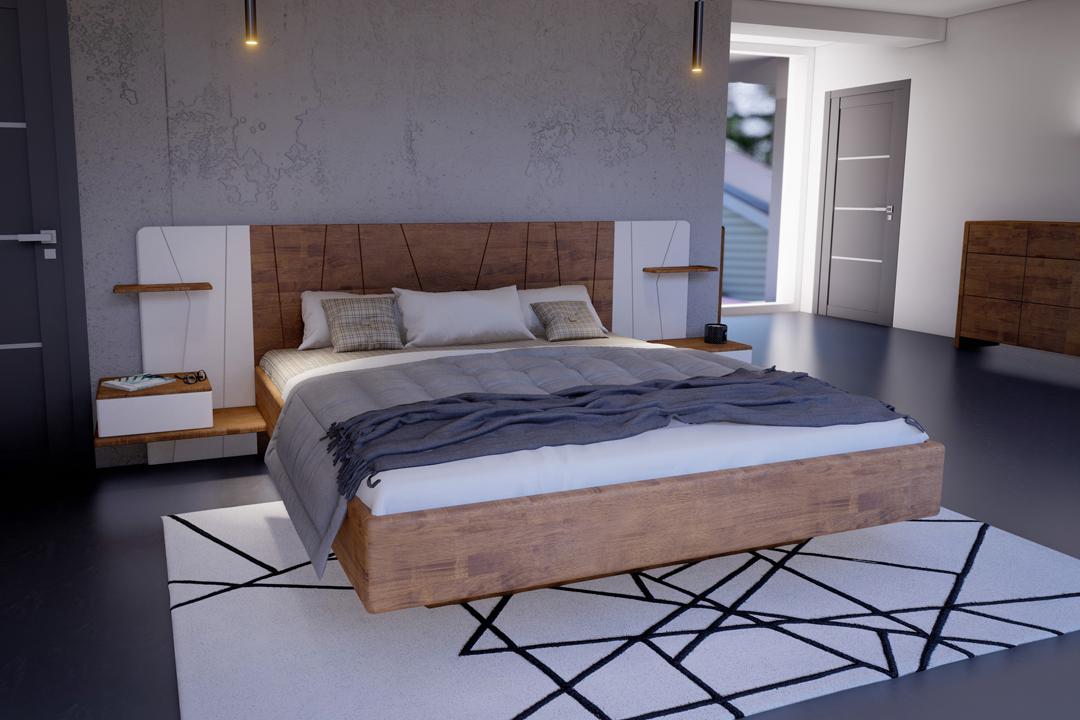 Postel z masivu 180x200 cm