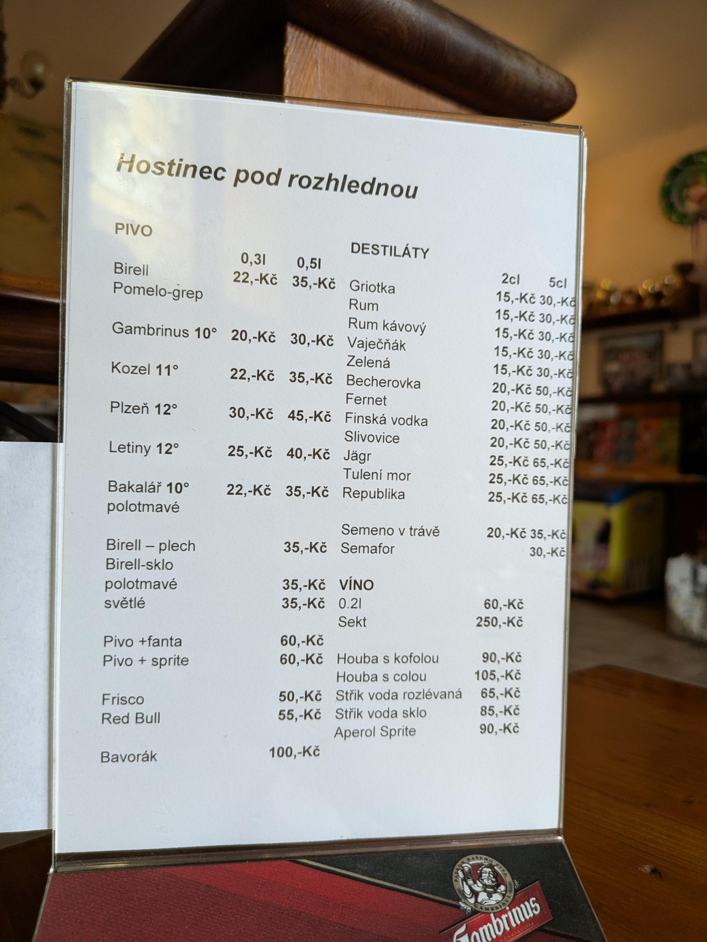 Hostinec pod rozhlednou Železný Újezd foto 6