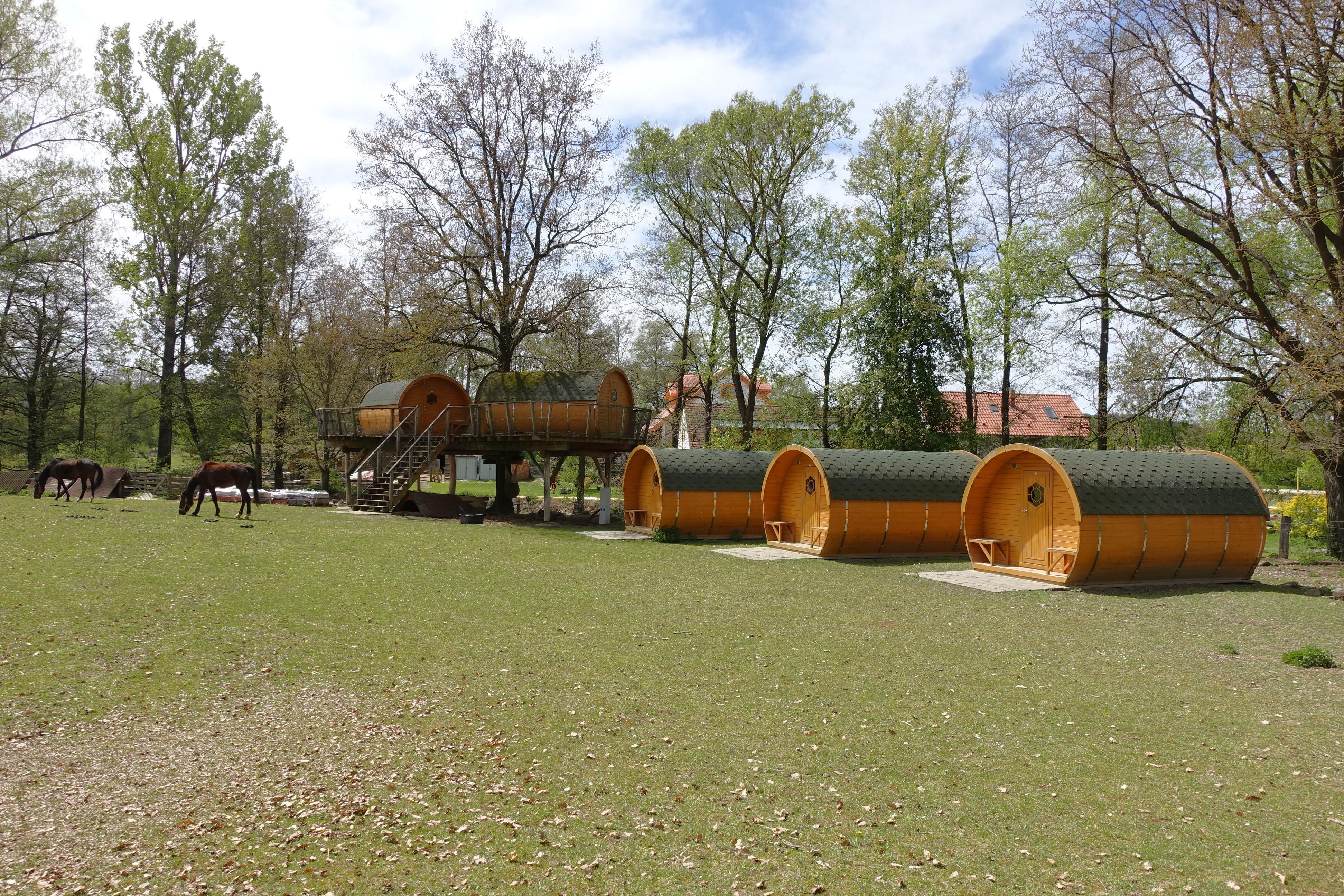 Viking houses Strnadovský Mlýn