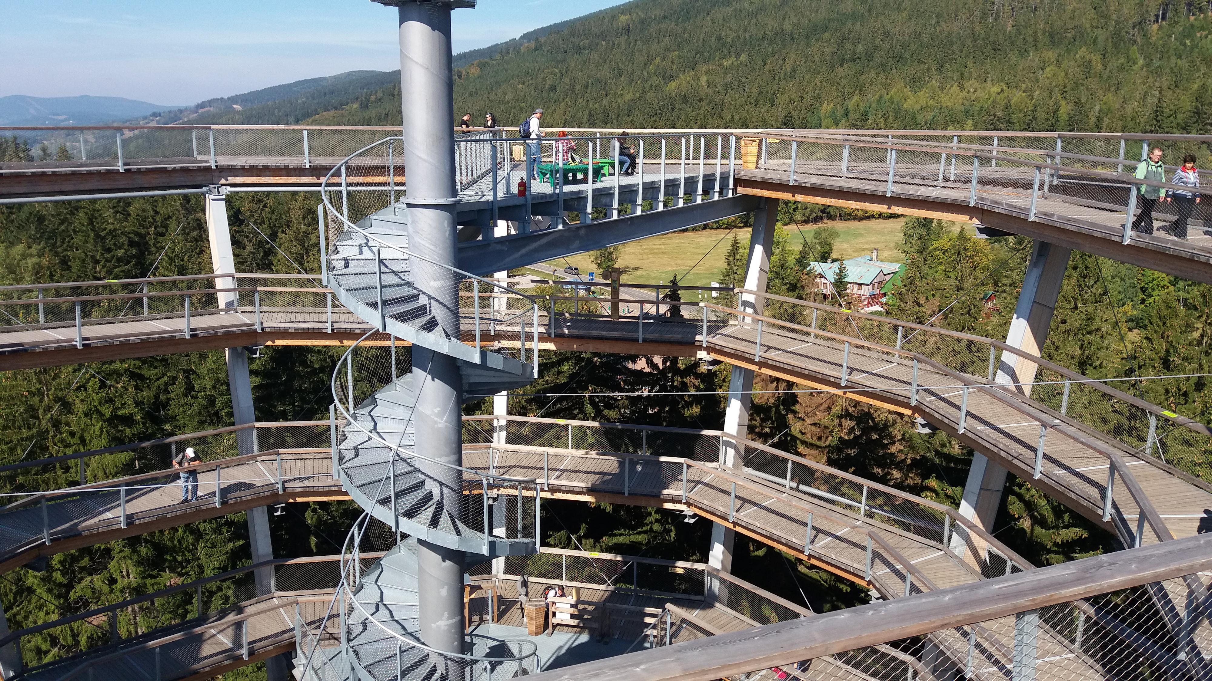 Stezka korunami stromů Krkonoše