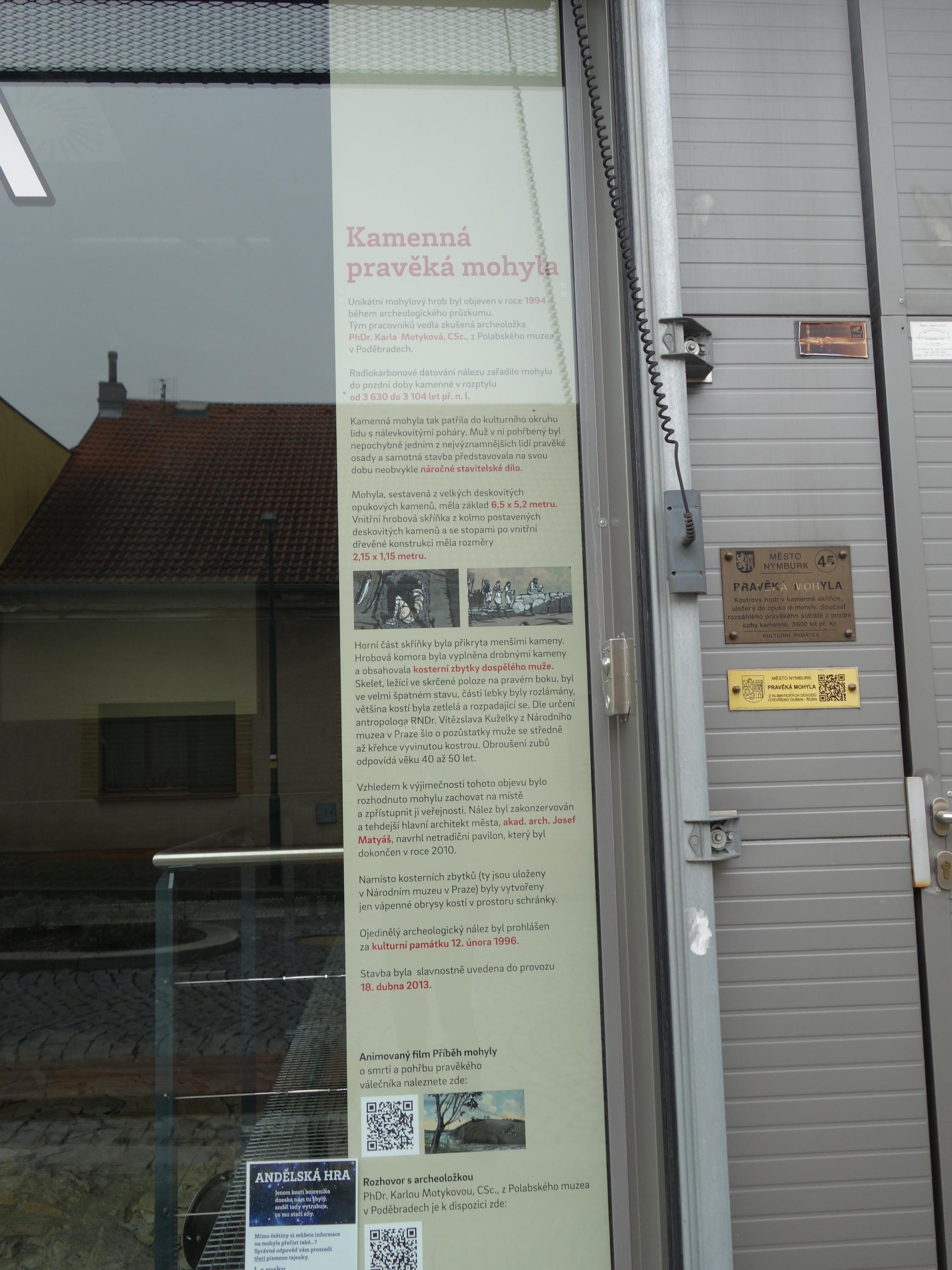 Pravěká mohyla v Nymburce foto 2