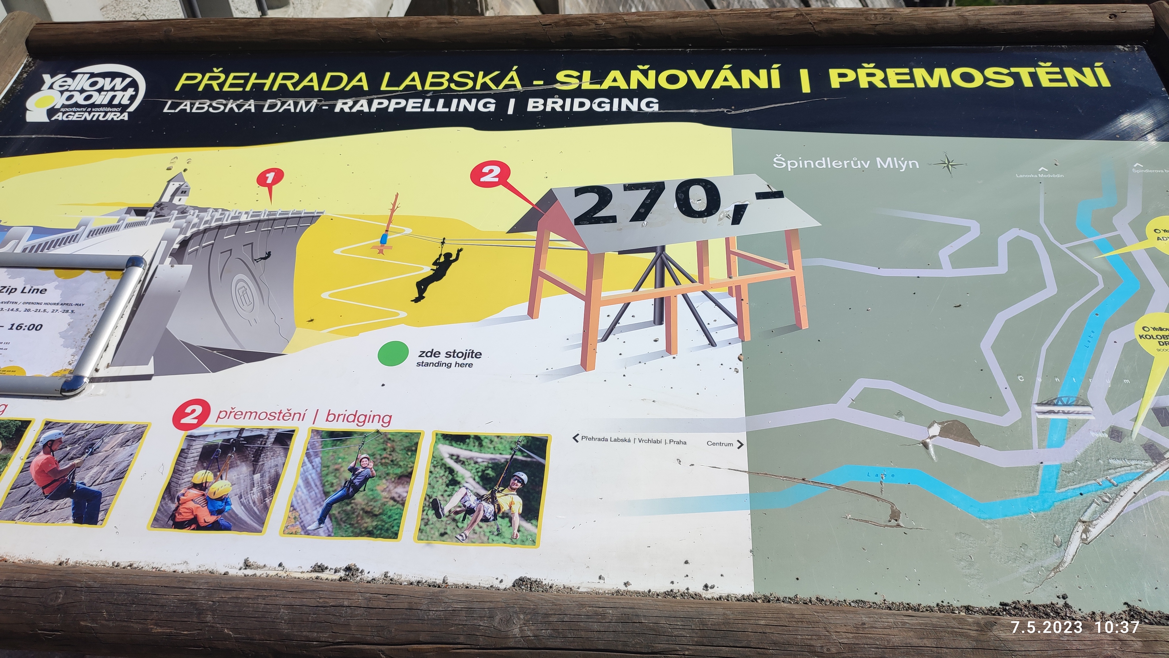 Yellow point - ZIP LINE Špindlerův Mlýn foto 4