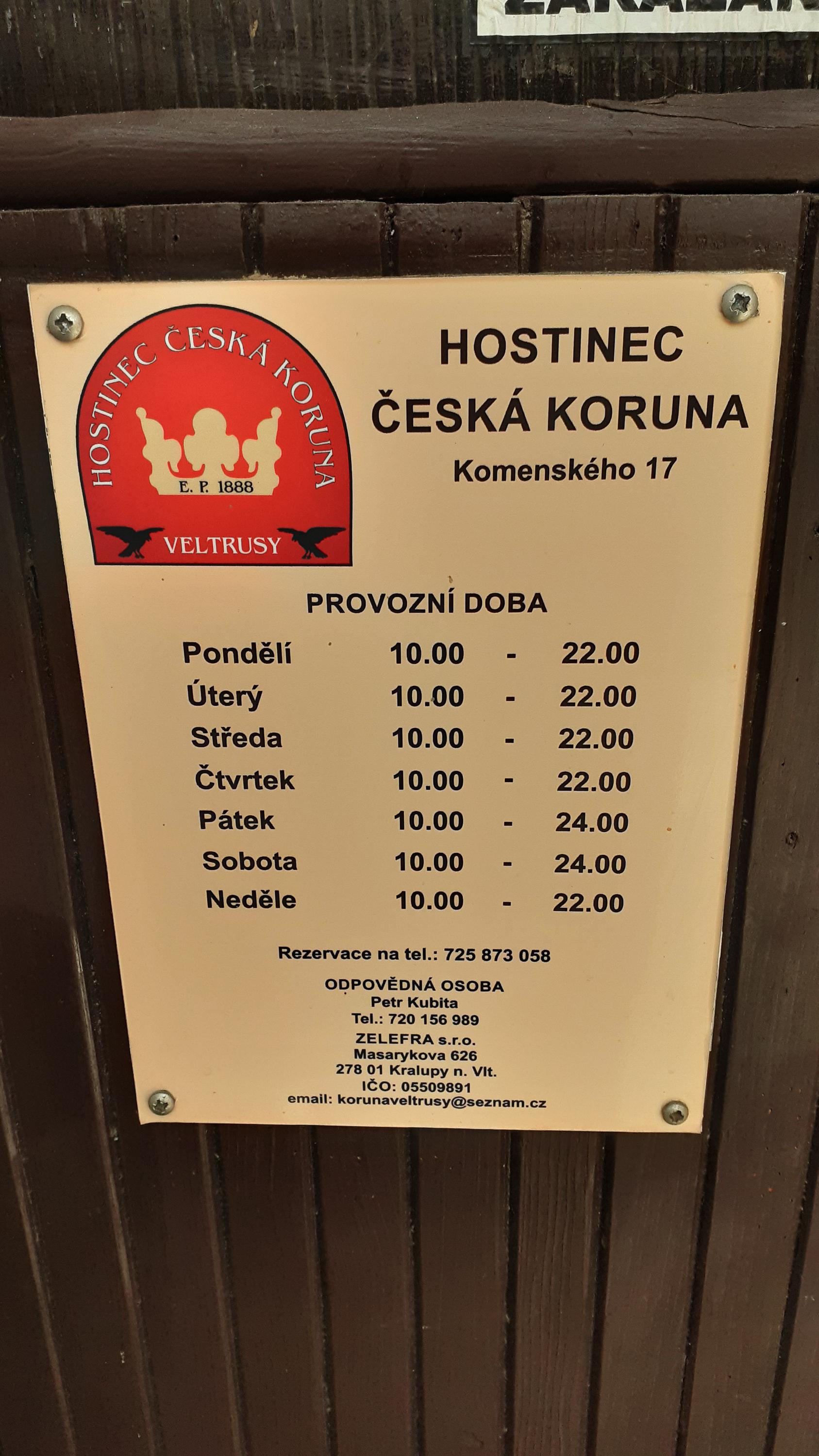 HOSTINEC ČESKÁ KORUNA foto 5