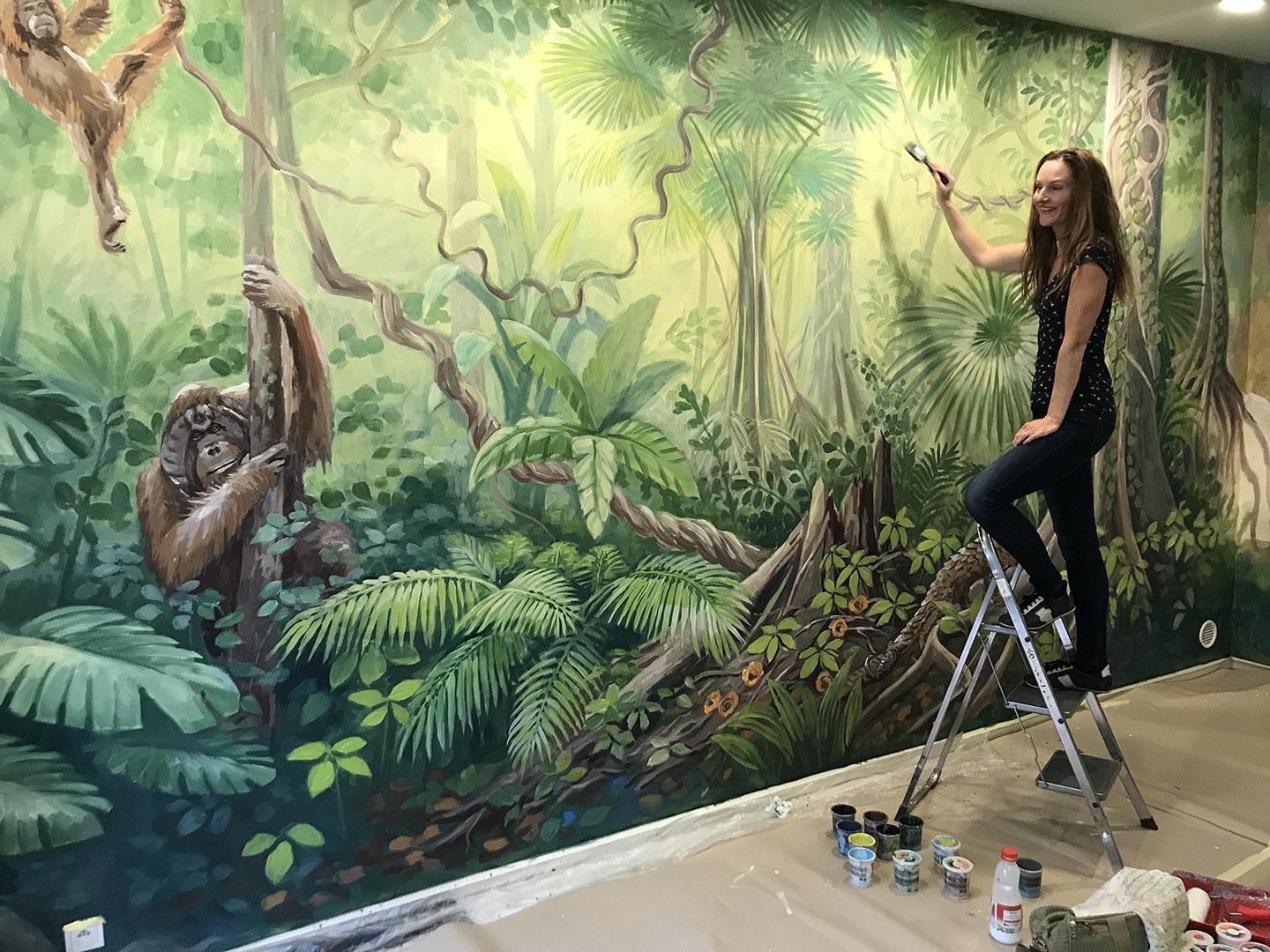 Olga Cermanová - nástěnné malby na zakázku