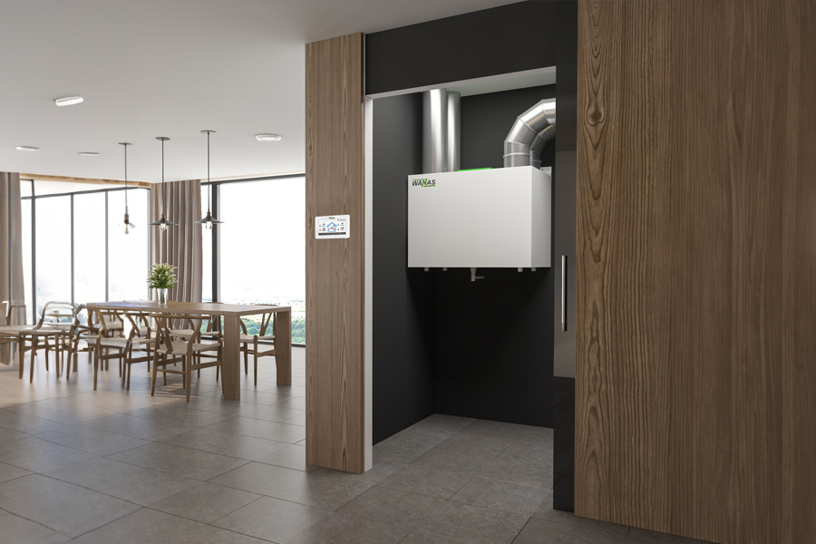 Návrh a dodání rekuperace Wanas s připojením TČ