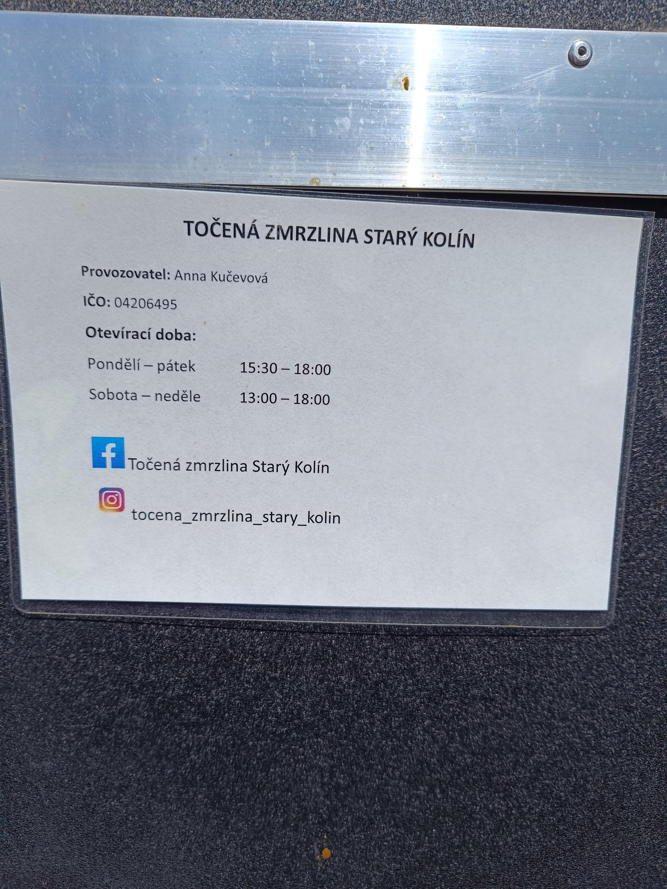Točená zmrzlina Starý Kolín foto 2