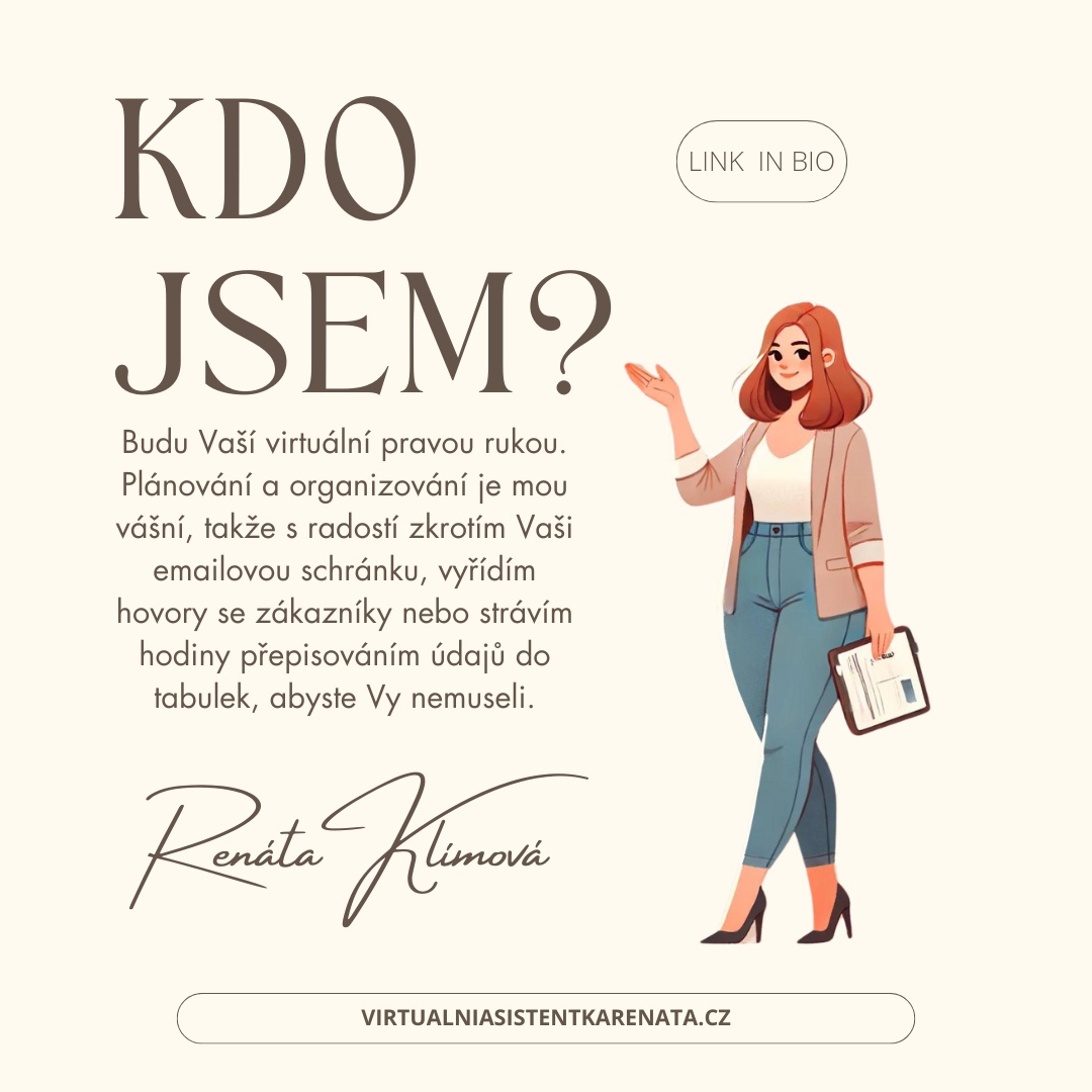 Virtuální asistentka Renáta Klímová foto 2