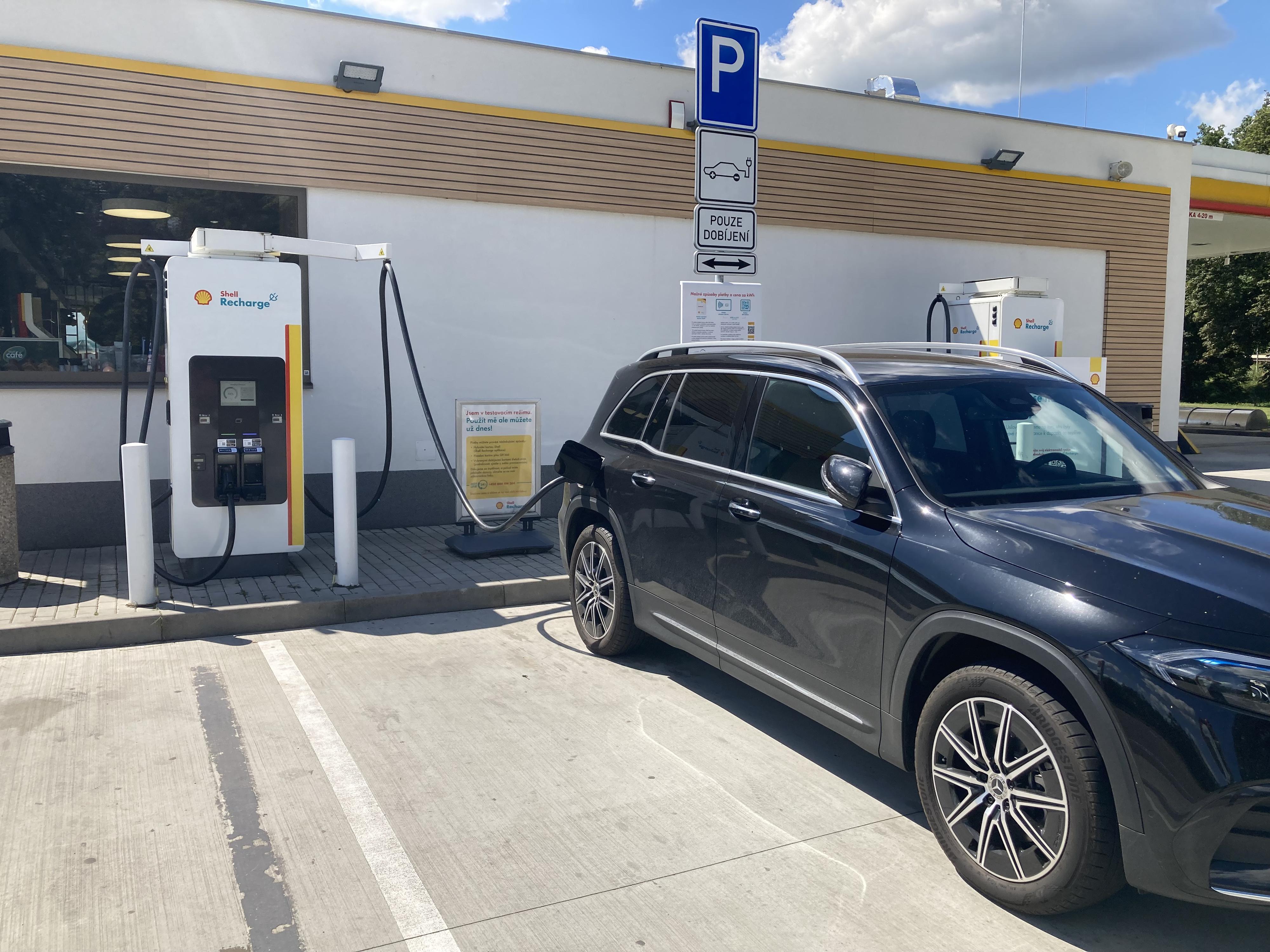 Nabíjecí stanice Shell