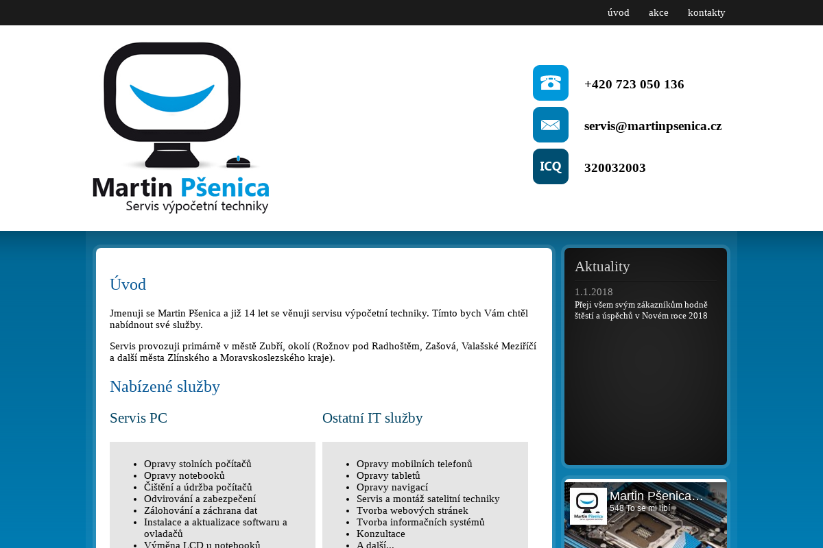 Martin Pšenica - Servis výpočetní techniky
