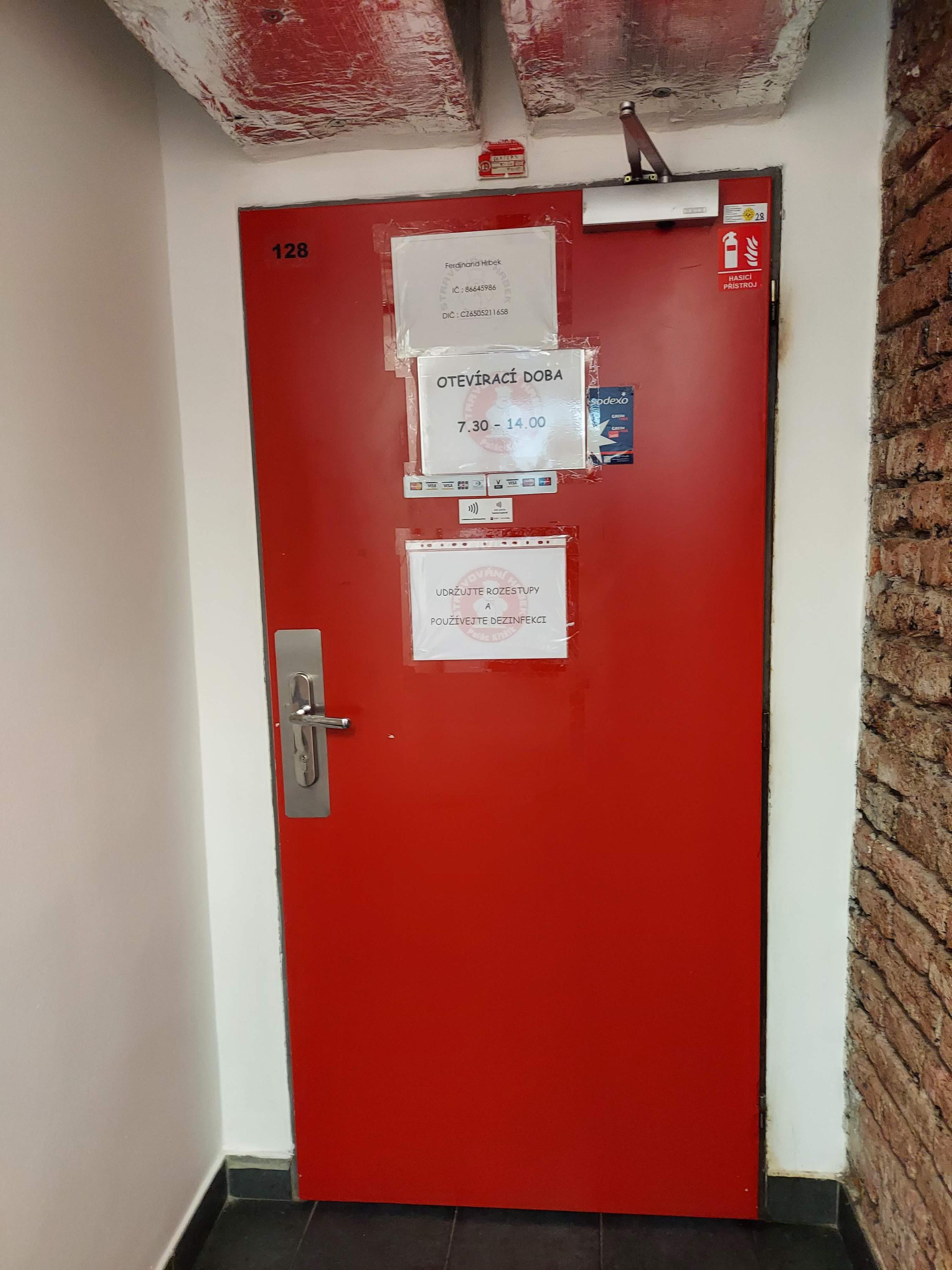 Stravování Ferdinand Hrbek