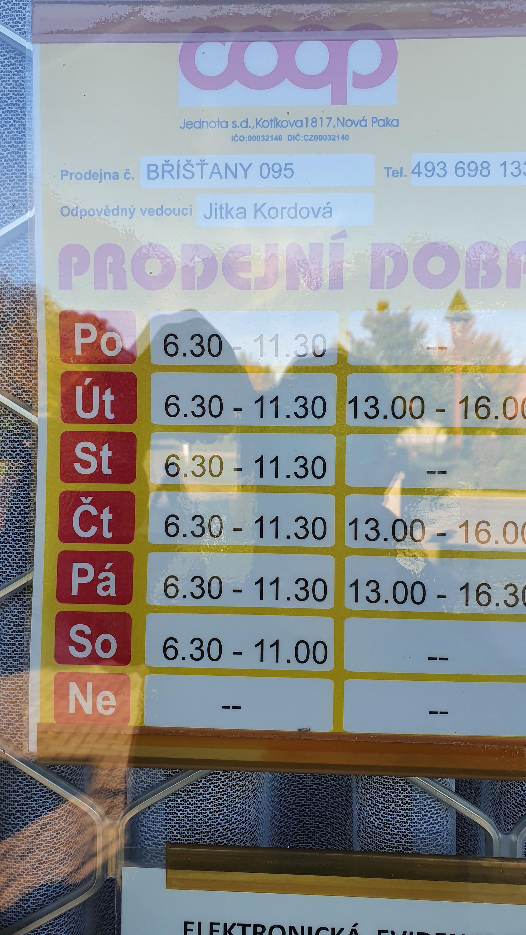 Jednota, spotřební družstvo Nová Paka - COOP foto 2