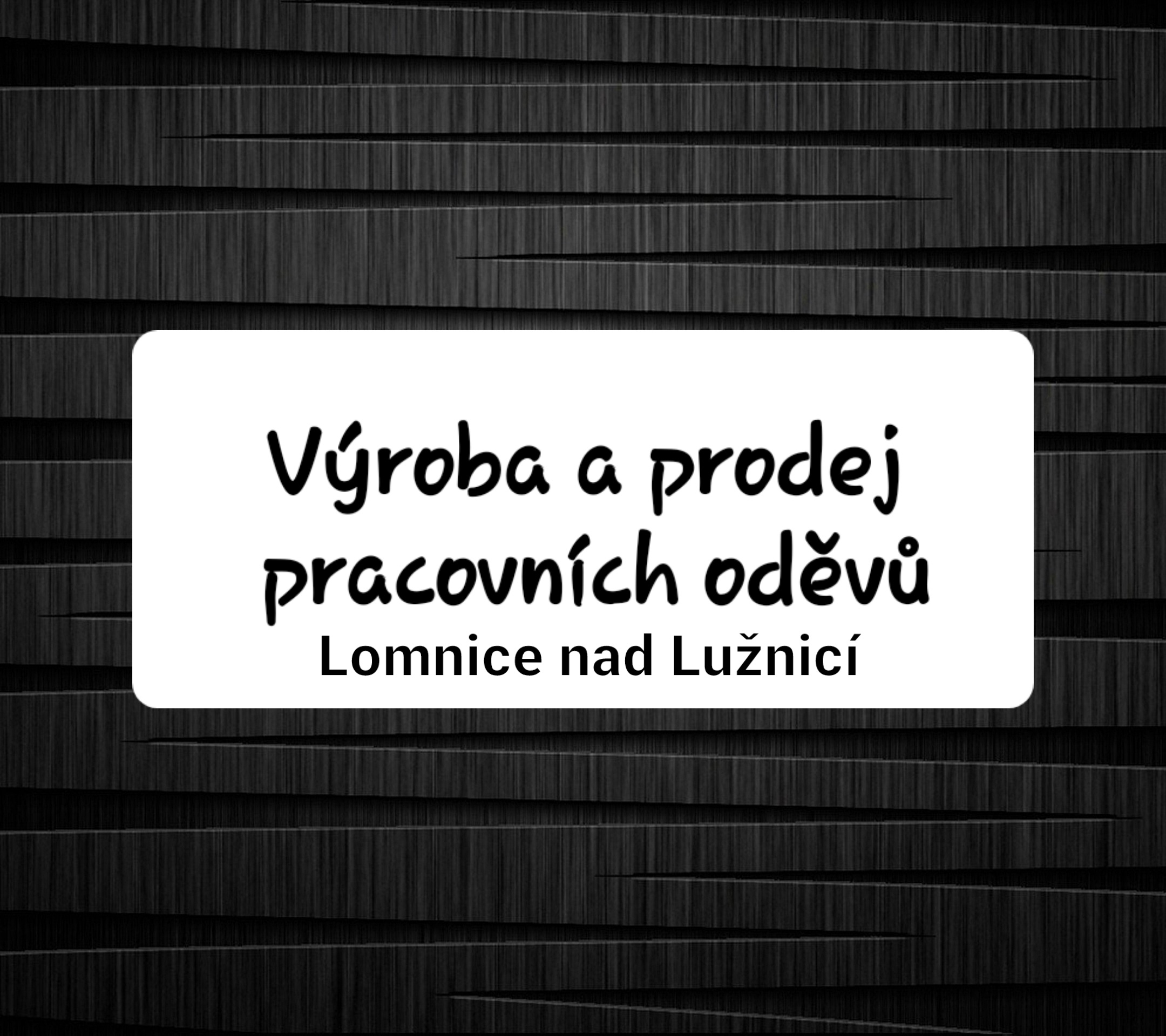 Pracovní oděvy - Jana Zahradníková foto 2