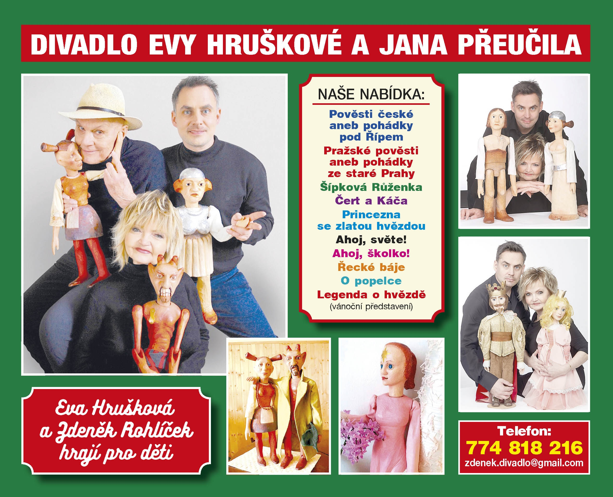 Divadlo Evy Hruškové, Jana Přeučila a Zdeňka Rohlíčka foto 3