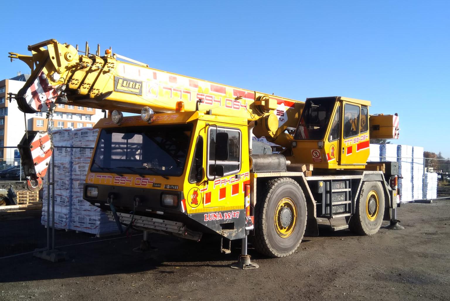 Jeřábnické práce Jaroslav Pakosta