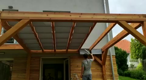 Stínění na pergoly foto 2 (náhled videa)