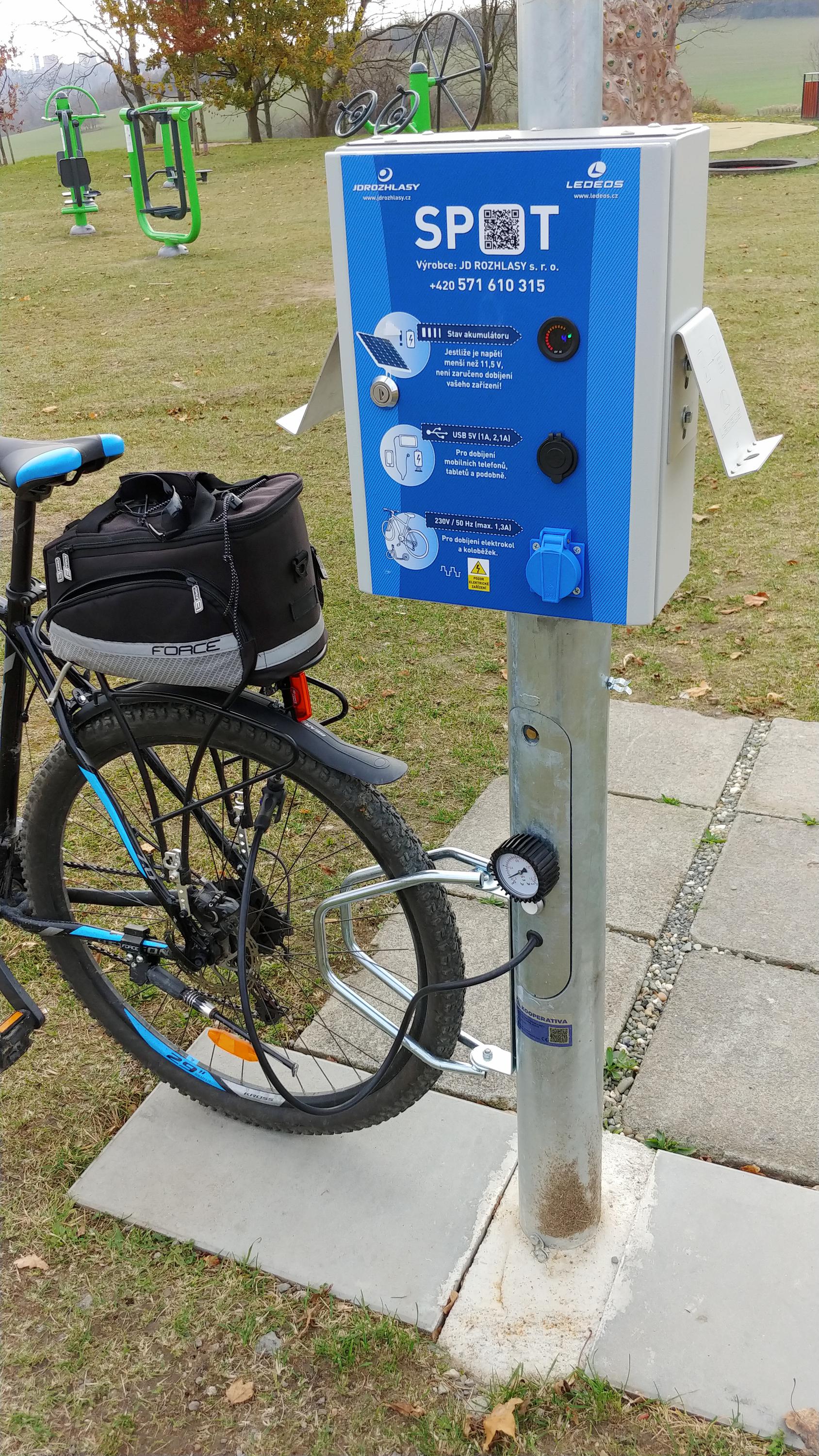 Nabíjecí stanice pro elektrokola Hošťálkovice foto 3