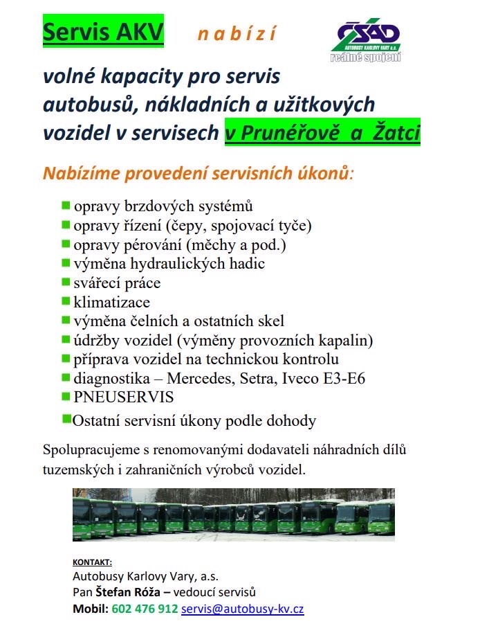 AKV bus a.s. - servis foto 1