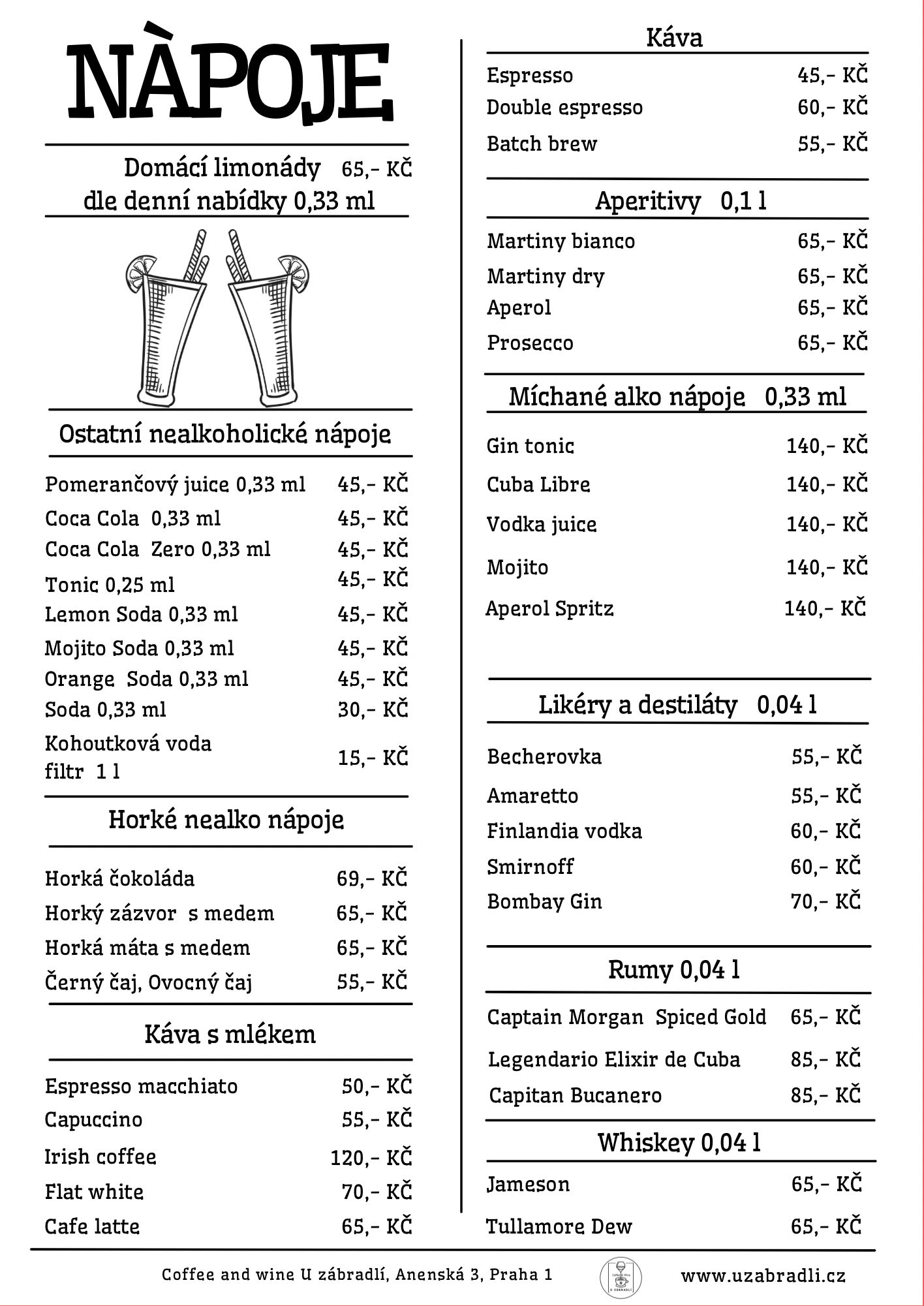 Coffee and wine U zábradlí foto 4