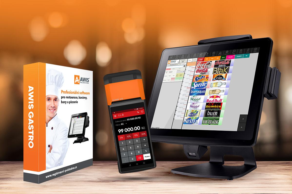 Pokladny AWIS pro restaurace a gastro