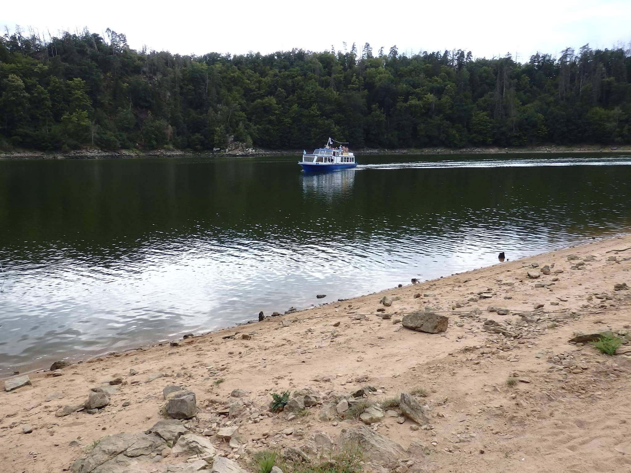 Lodní doprava Dalešická přehrada foto 6