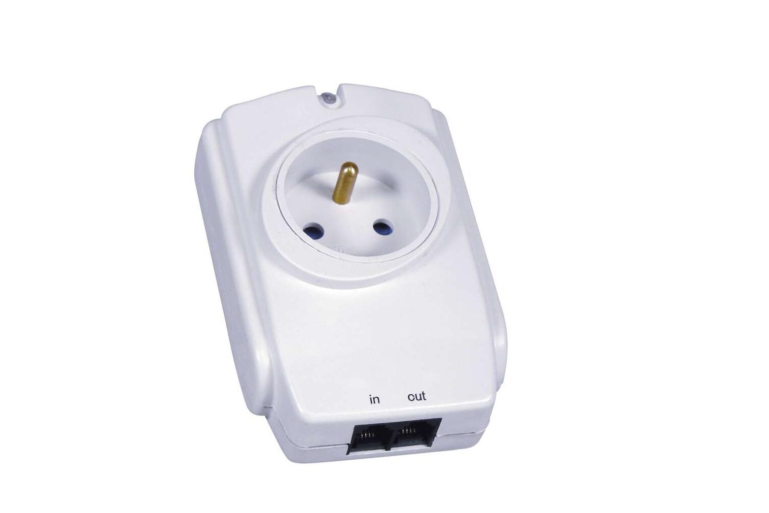 EMOS P53893 Přepěťová ochrana 1zásuvka+RJ45