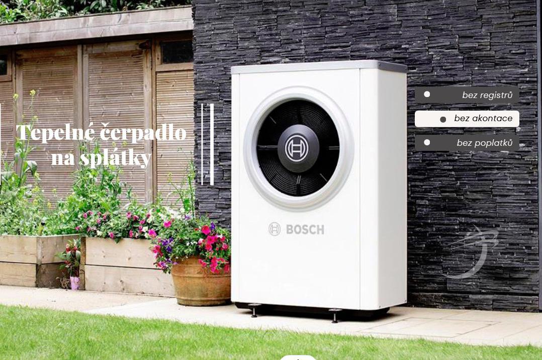 Tepelné čerpadlo na splátky - bez registrů