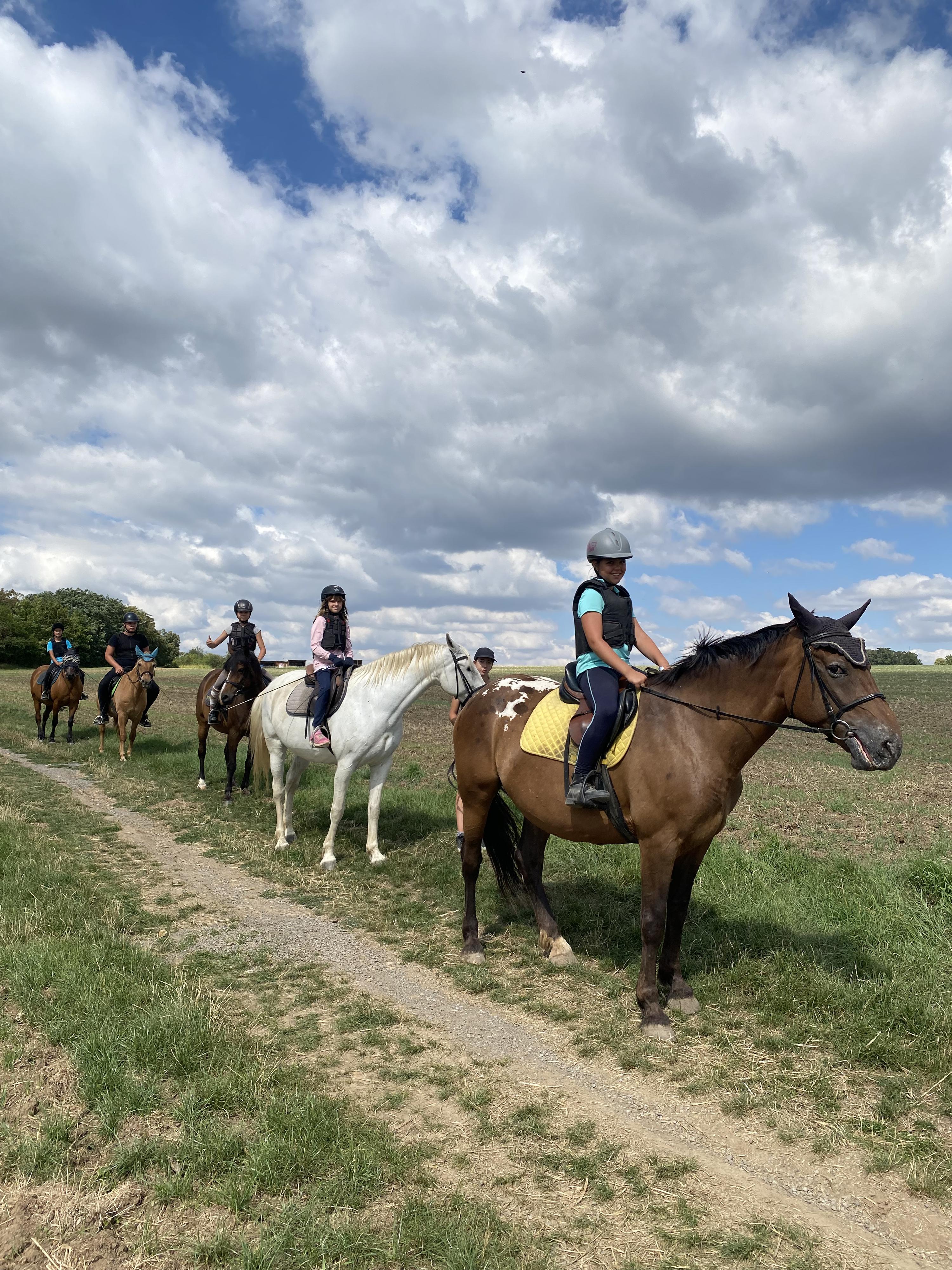 Vyjížďky do přírody na koni