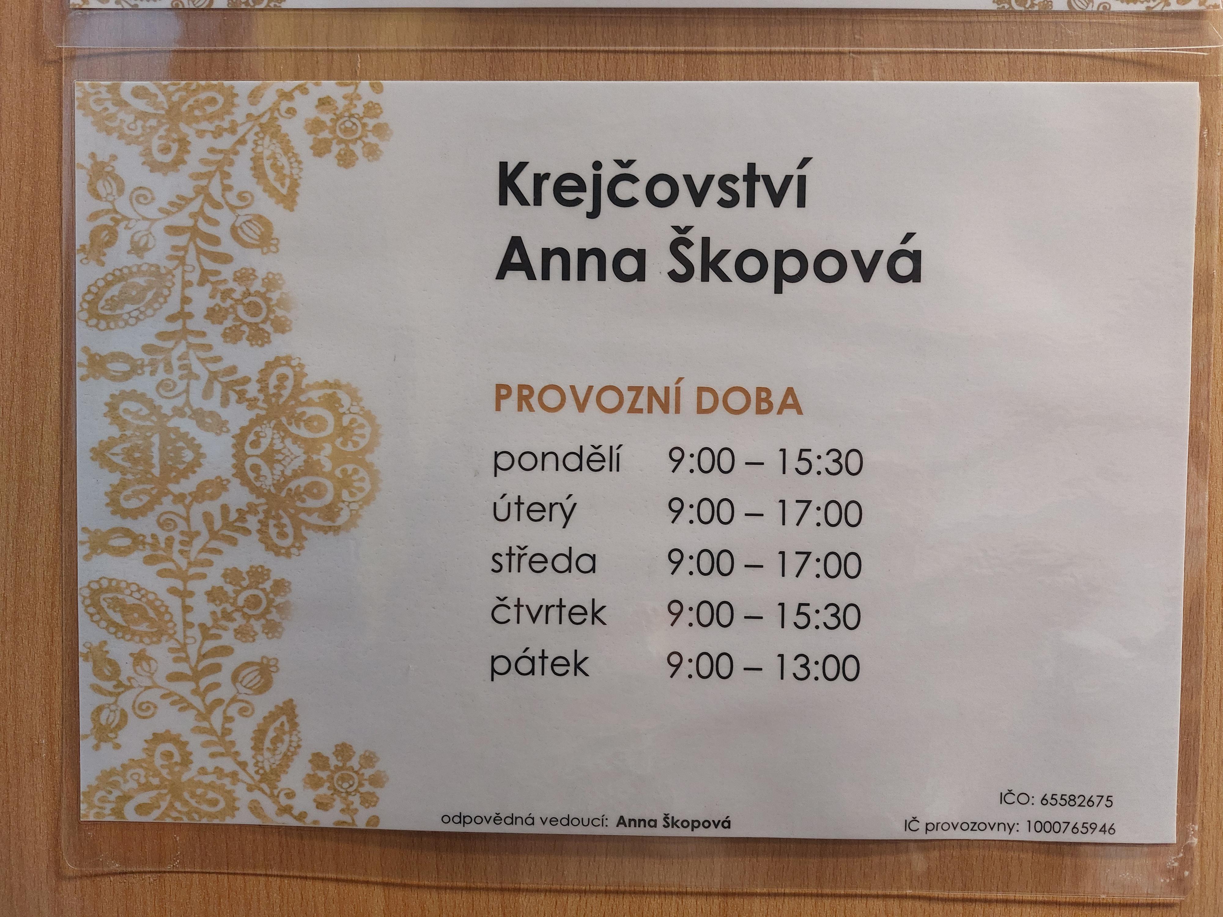 Zakázkové krejčovství Anna Škopová foto 2