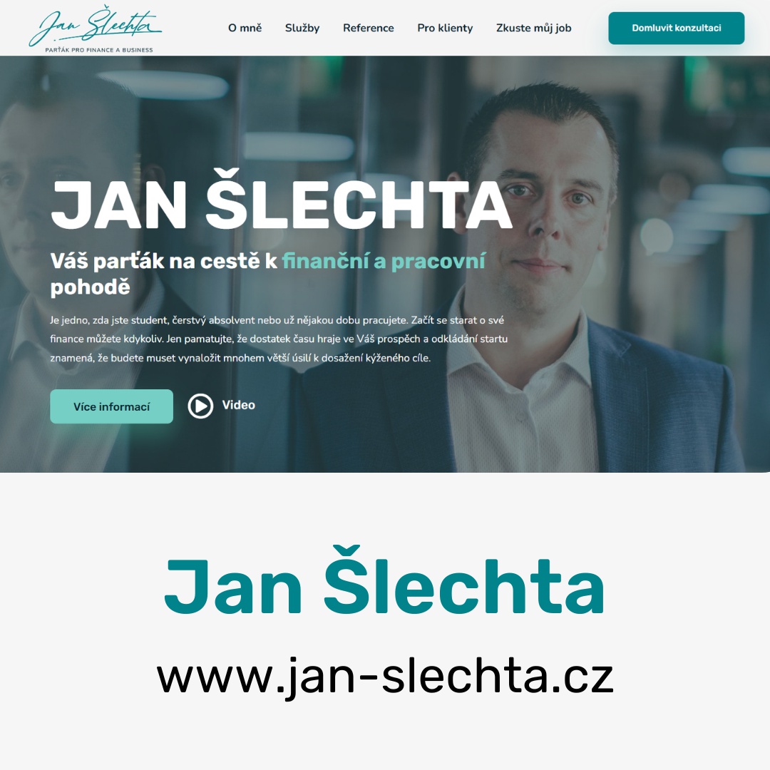 Jan Šlechta - finance a business foto 2