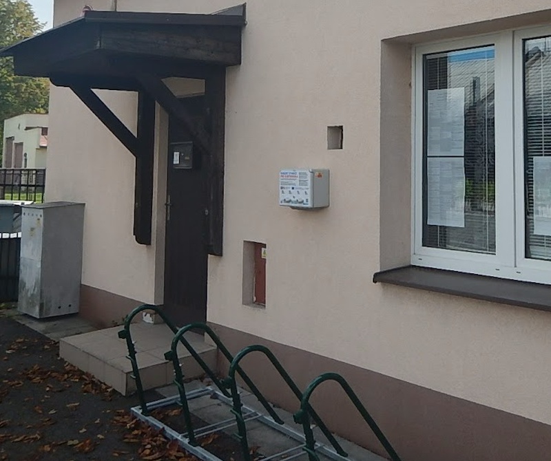 Nabíjecí stanice Budova Jednotky sboru dobrovolných hasičů