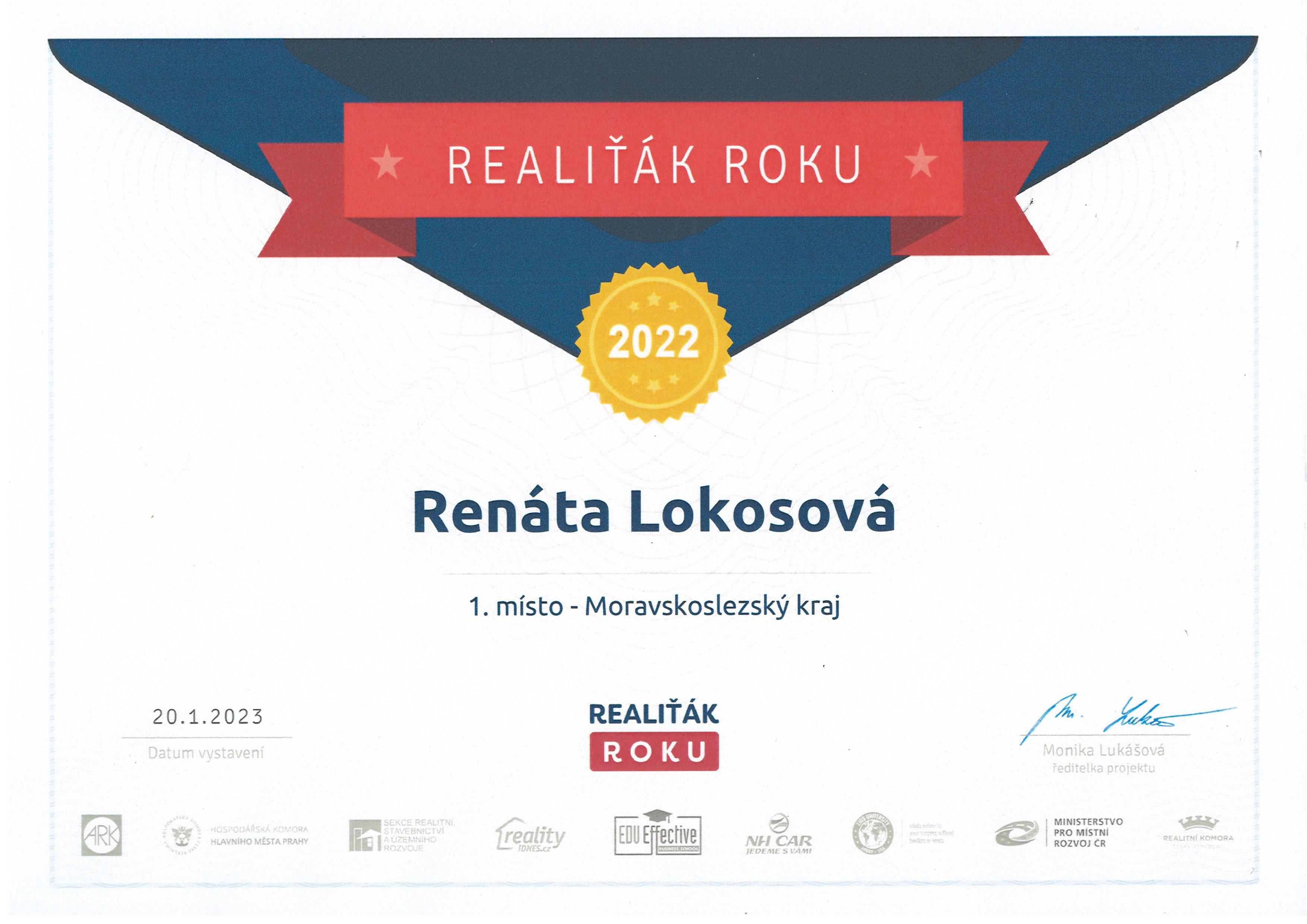 Reality Falcon s.r.o. - Ing. Renáta Lokosová foto 2