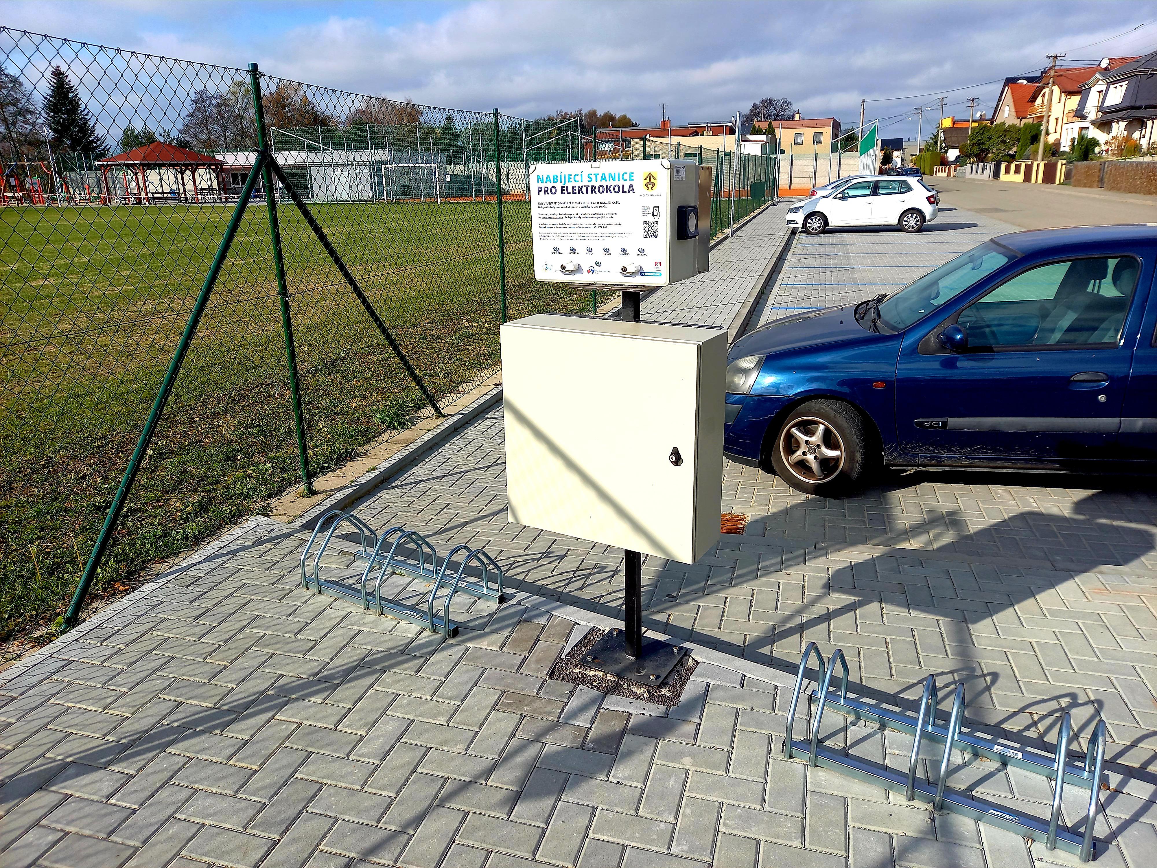 Nabíjecí stanice Sportovní areál Olšinky