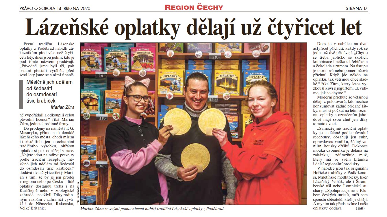 Oplatky Poděbrady, s.r.o. foto 2
