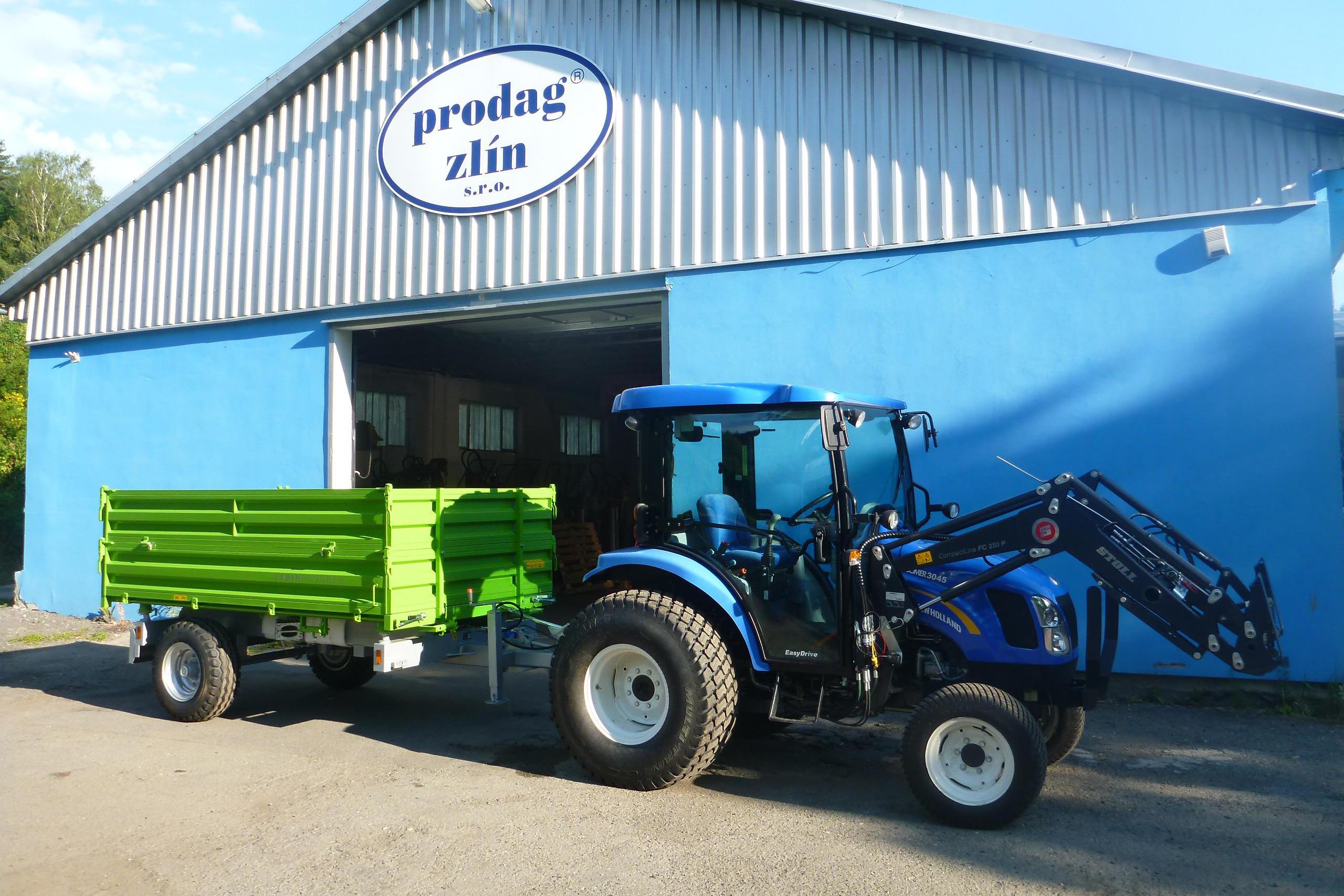 Traktorové návěsy a vleky o nosnosti 2, 3, 4 tuny