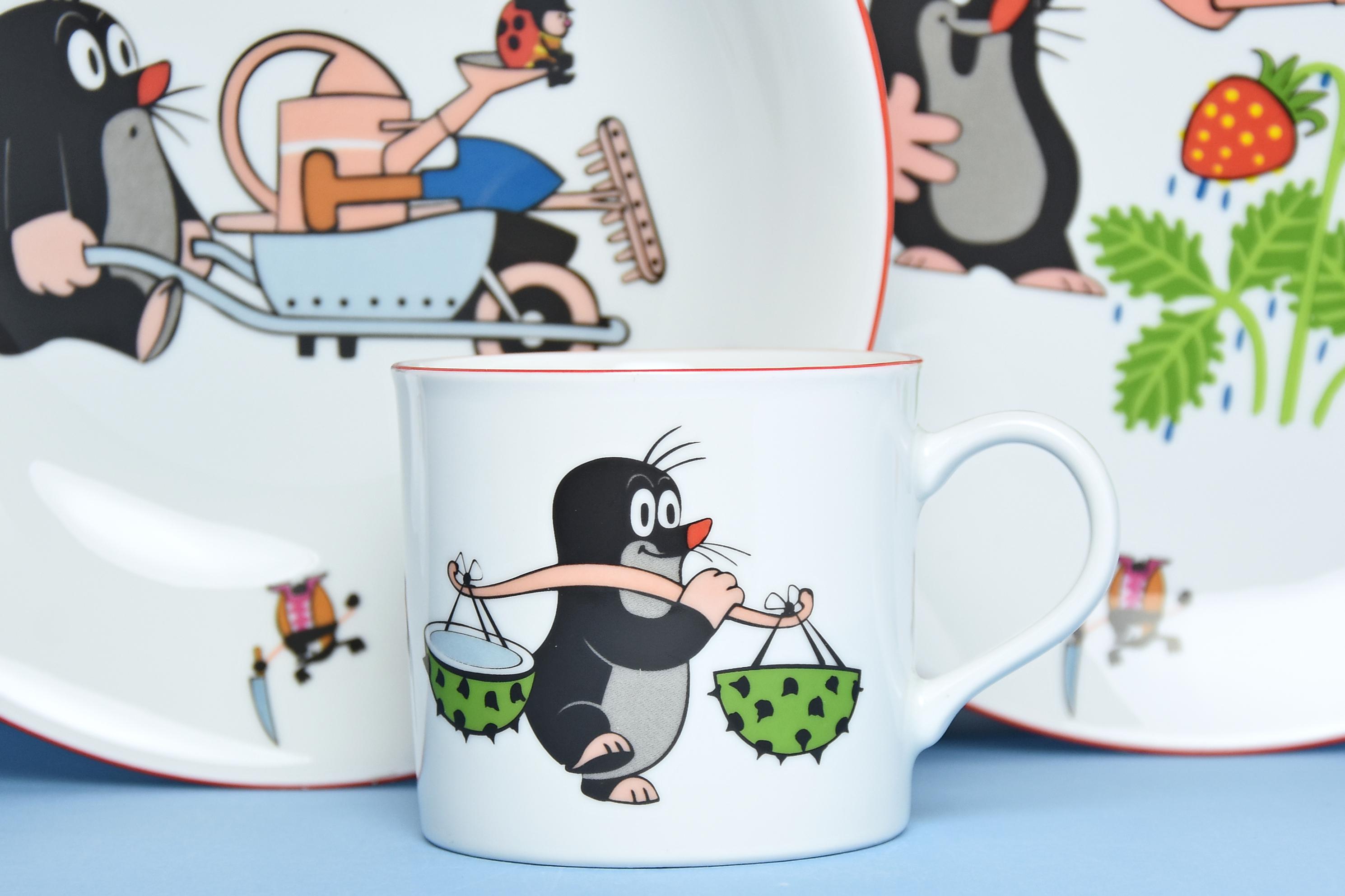 Dětské porcelánové sady s Krtečkem