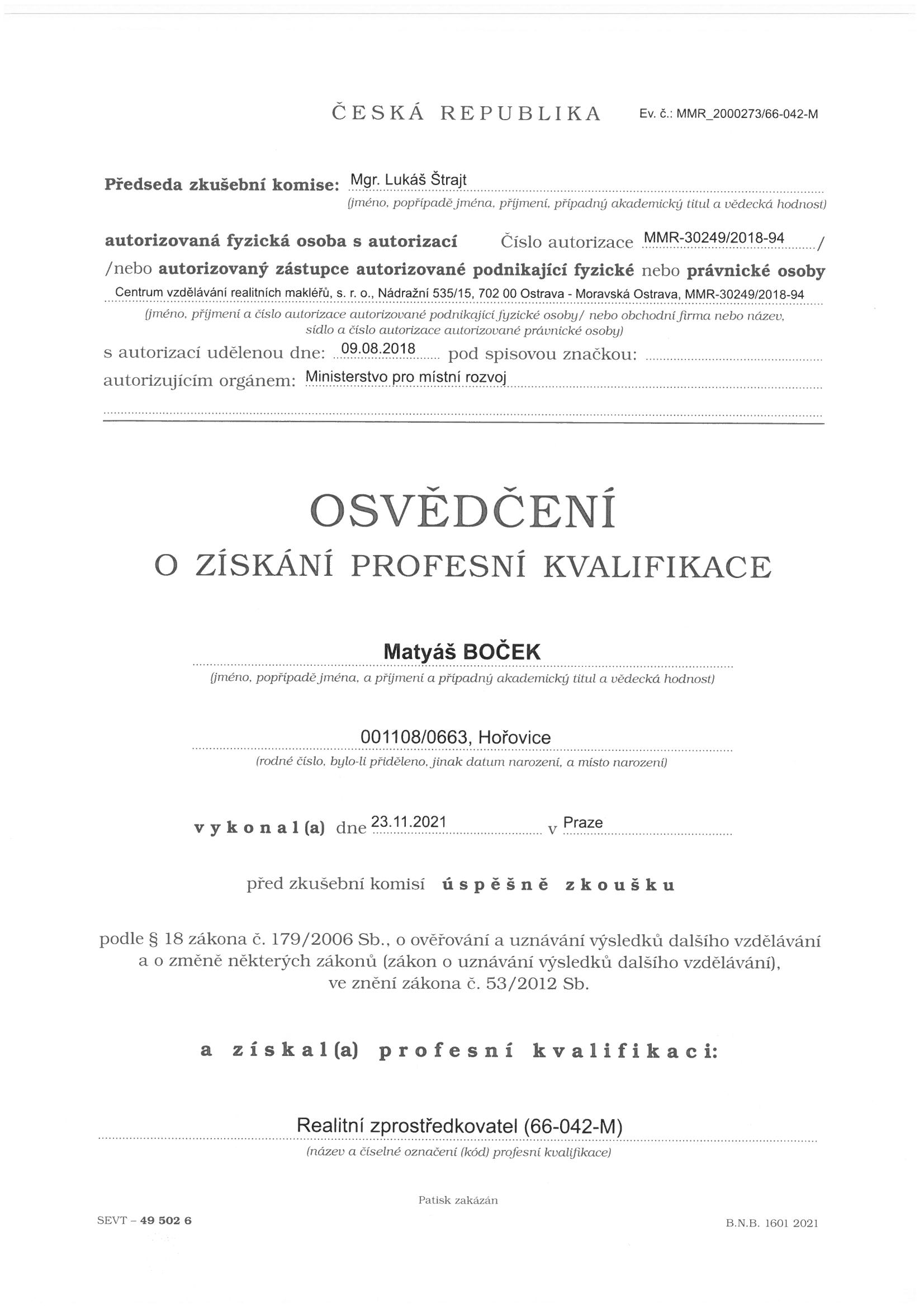 Boček - reality foto 4