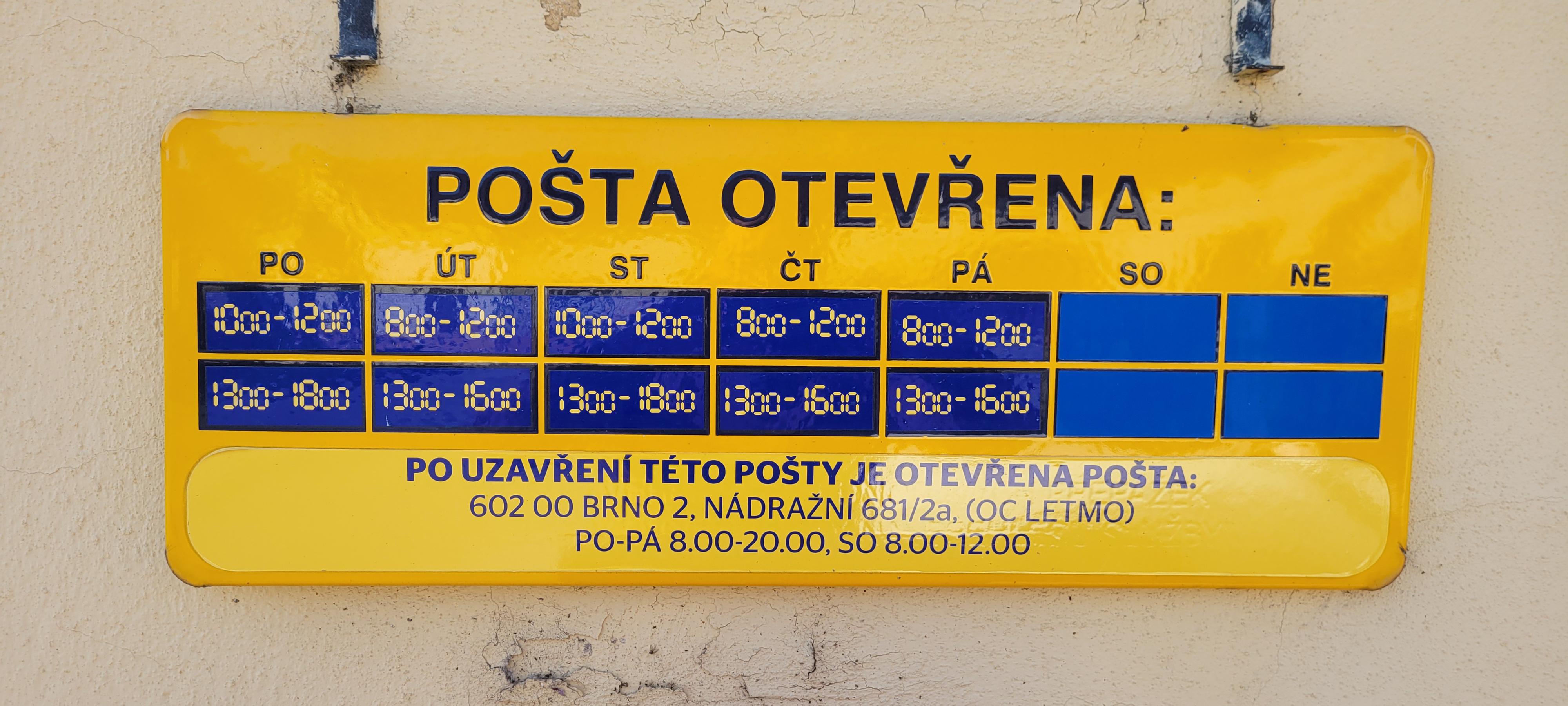 Pošta Lomnice u Tišnova foto 2