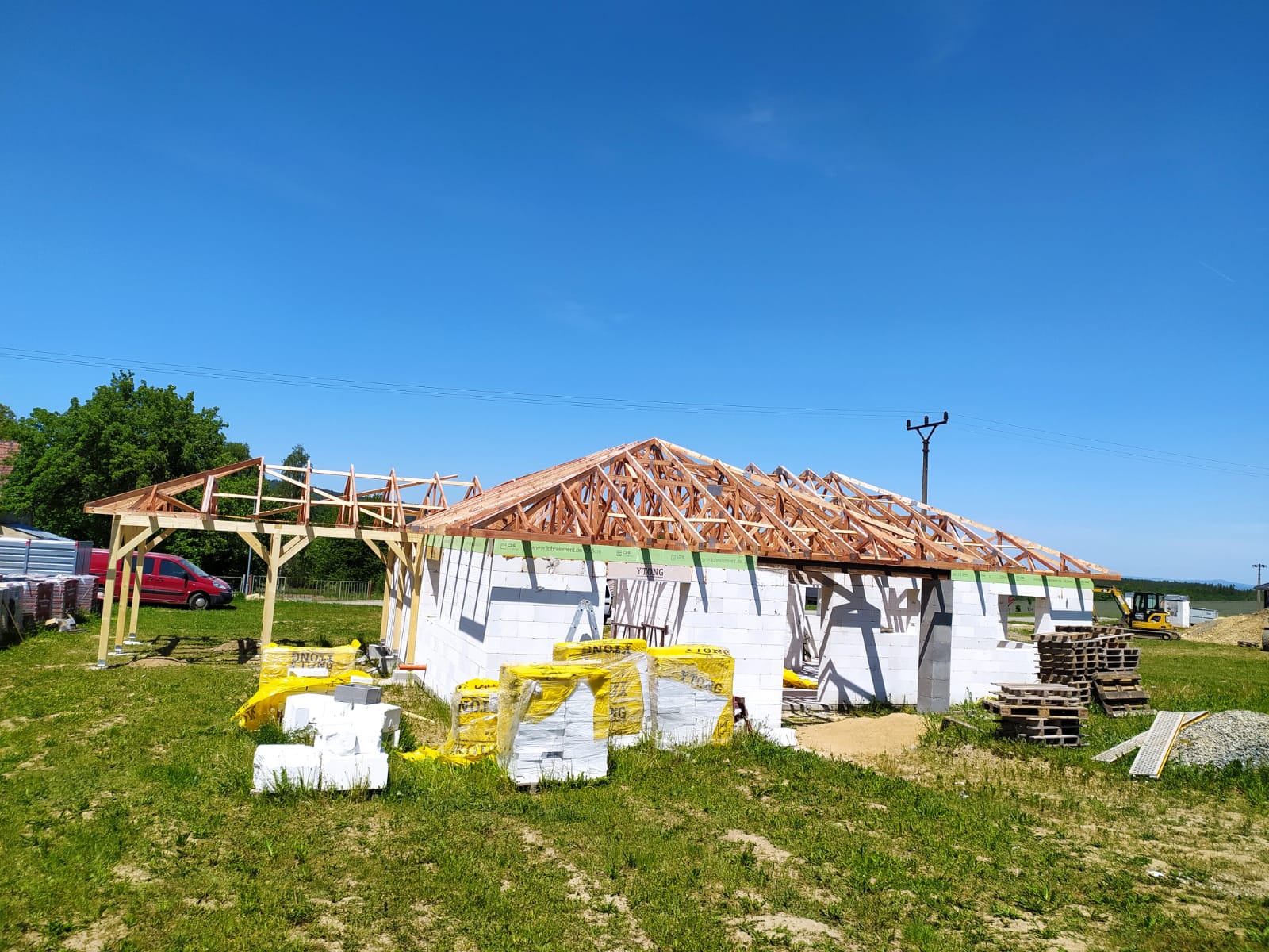 Konstrukce IP - příhradové vazníky foto 2