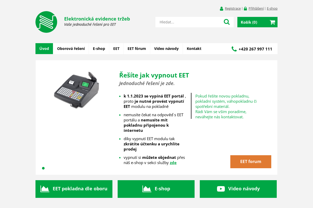 Elektronickaevidencetrzeb.cz