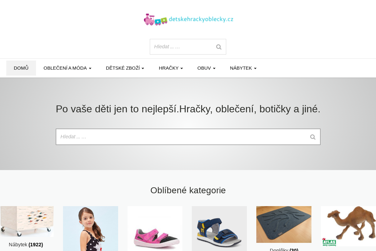 Detskehrackyoblecky.cz