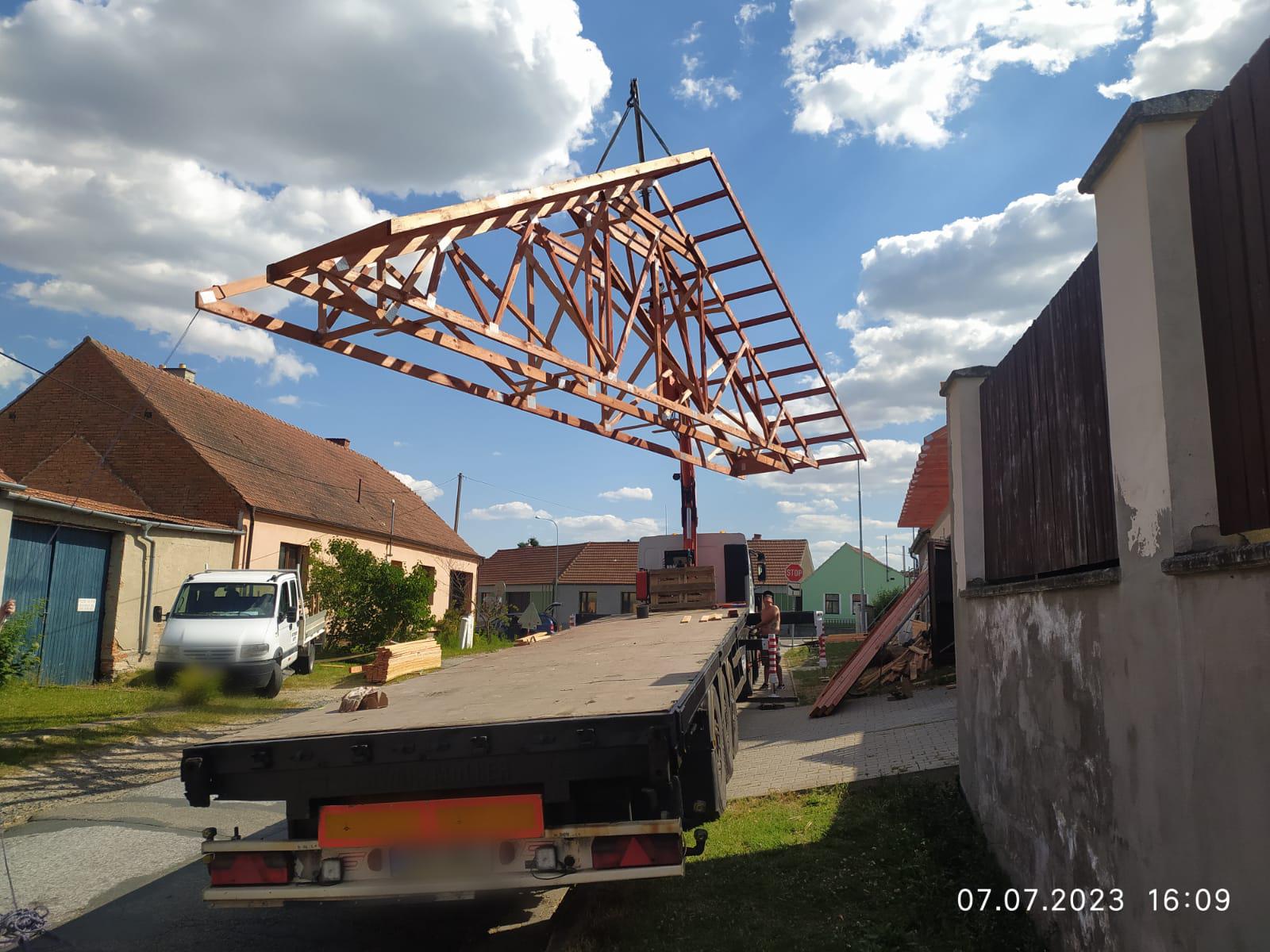 Konstrukce IP - příhradové vazníky foto 4