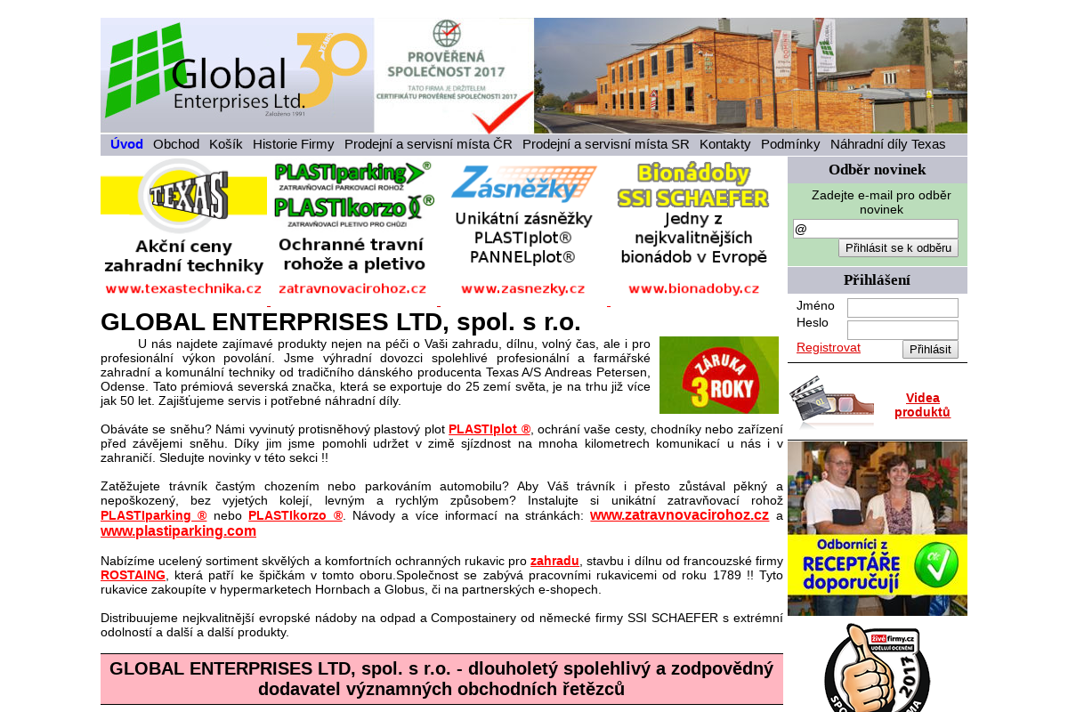 GLOBAL ENTERPRISES LTD