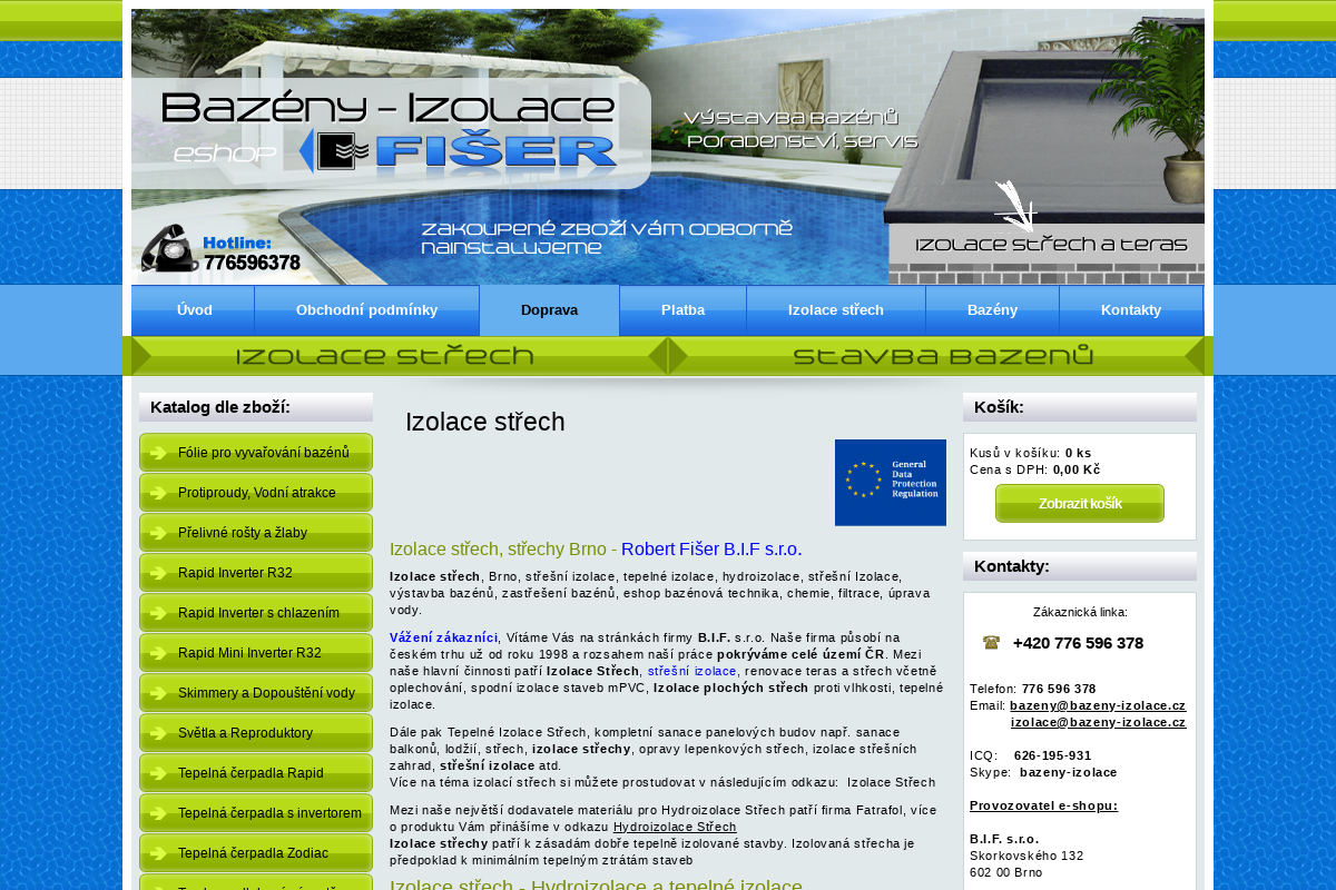 Bazeny-izolace.cz
