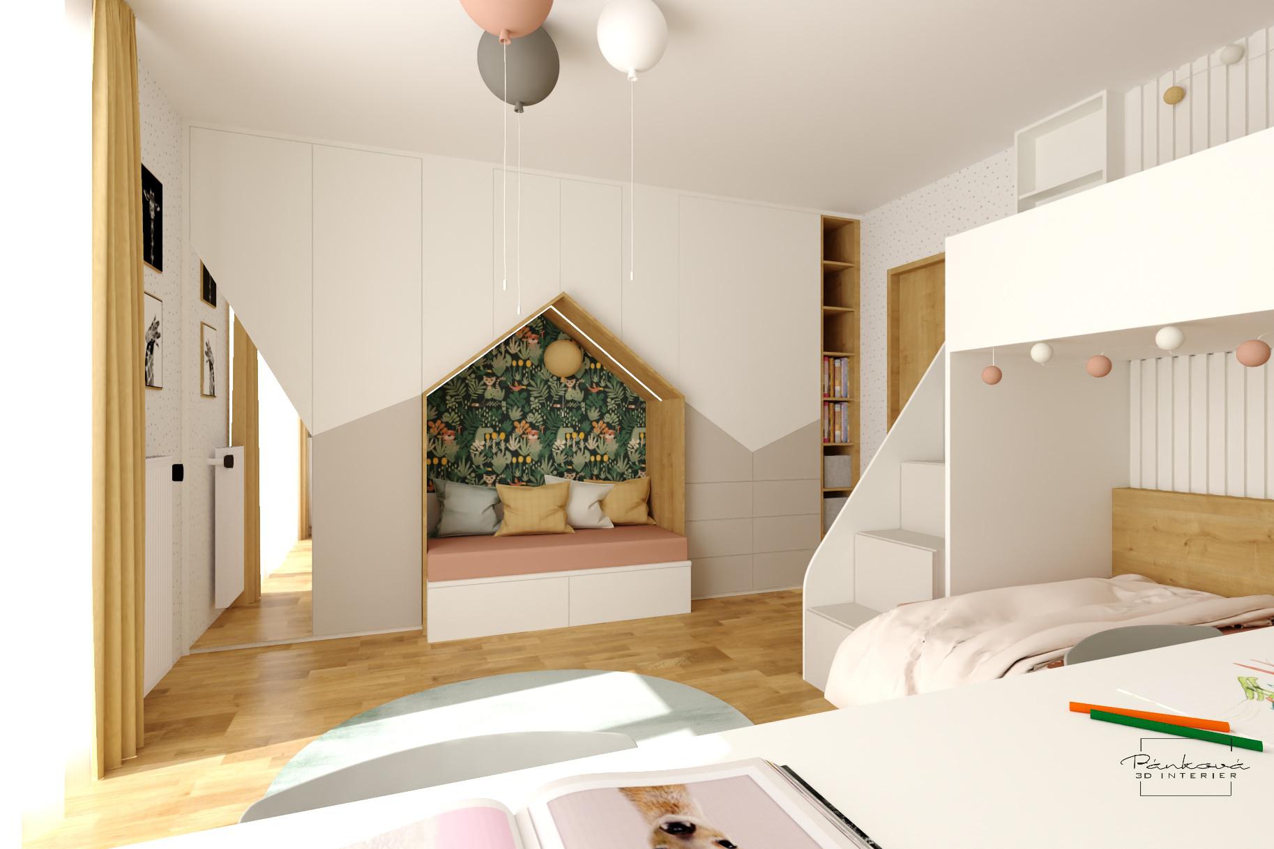 3D Návrhy dětských pokojů