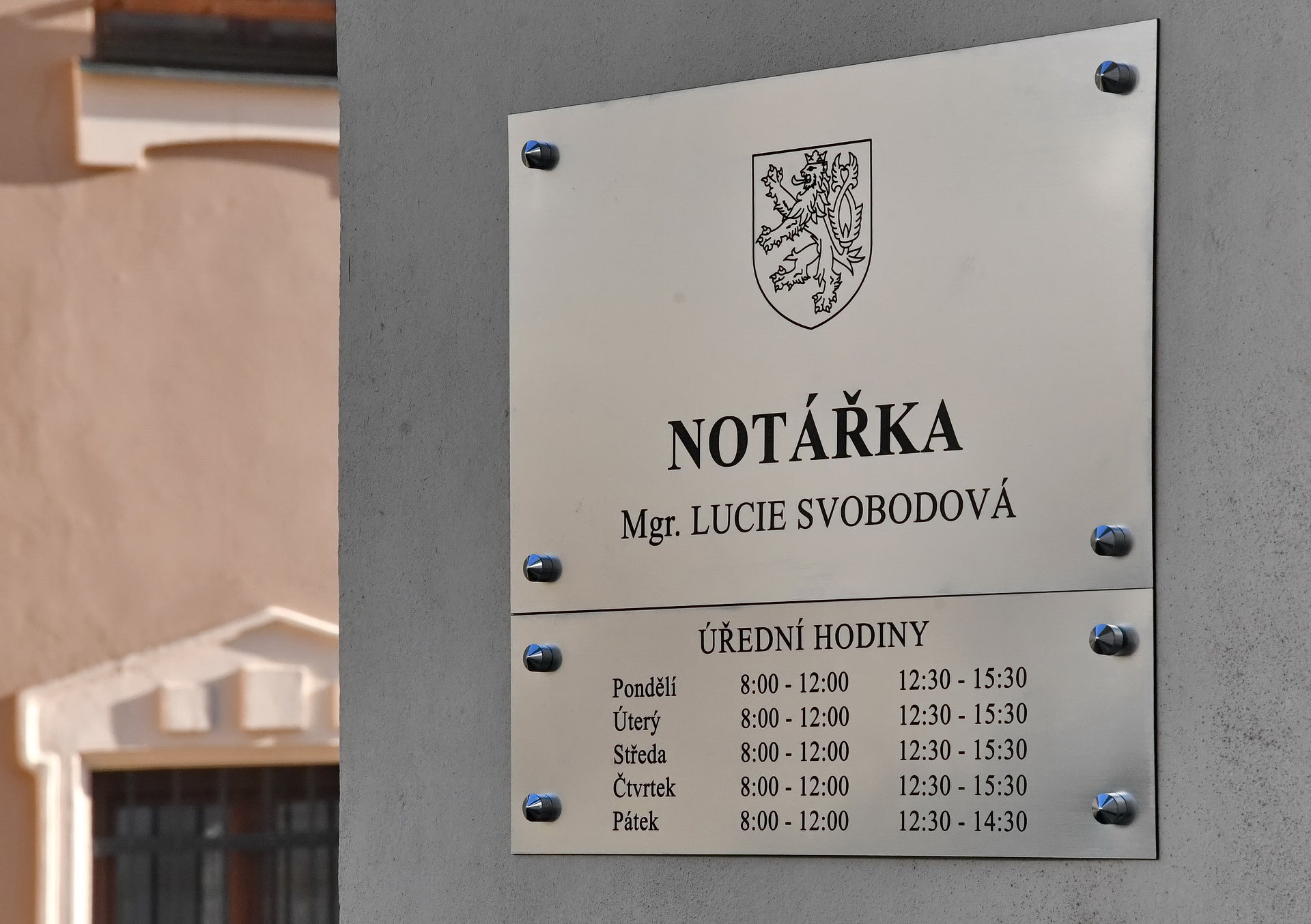 Notářka Mgr. Lucie Svobodová foto 2