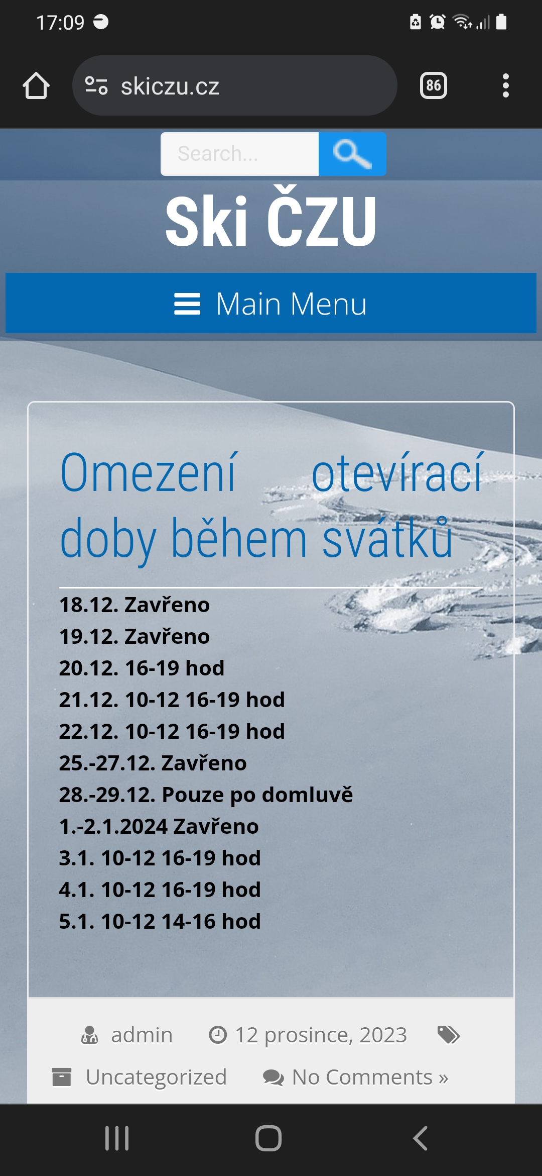 SKI CZU foto 2