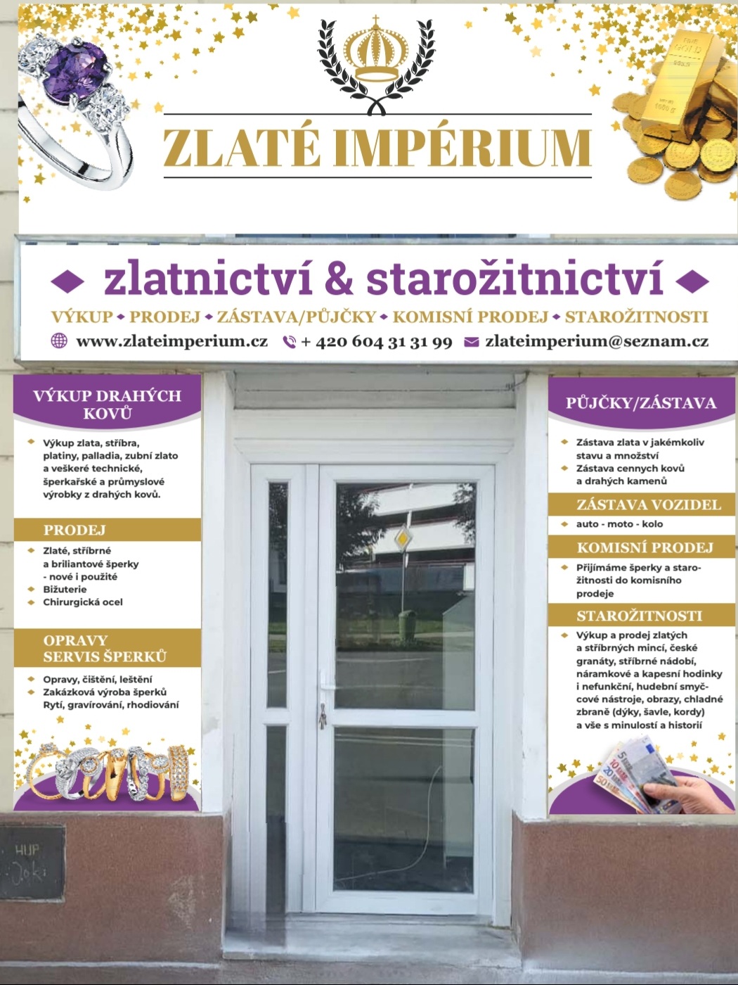 Zlatnictví a starožitnictví Zlaté Impérium