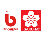 Logo obchodu Bruynzeel-Sakura - školní a výtvarné potřeby