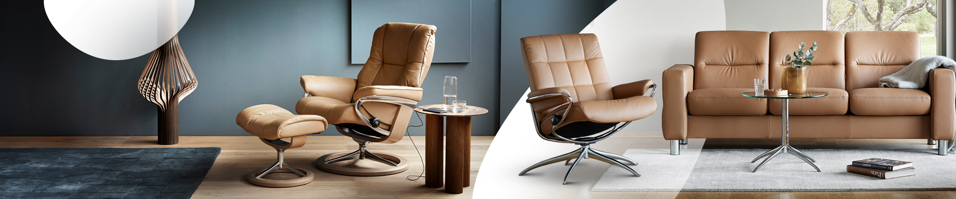 Úvodní obrázek STRESSLESS sedací soupravy a křesla