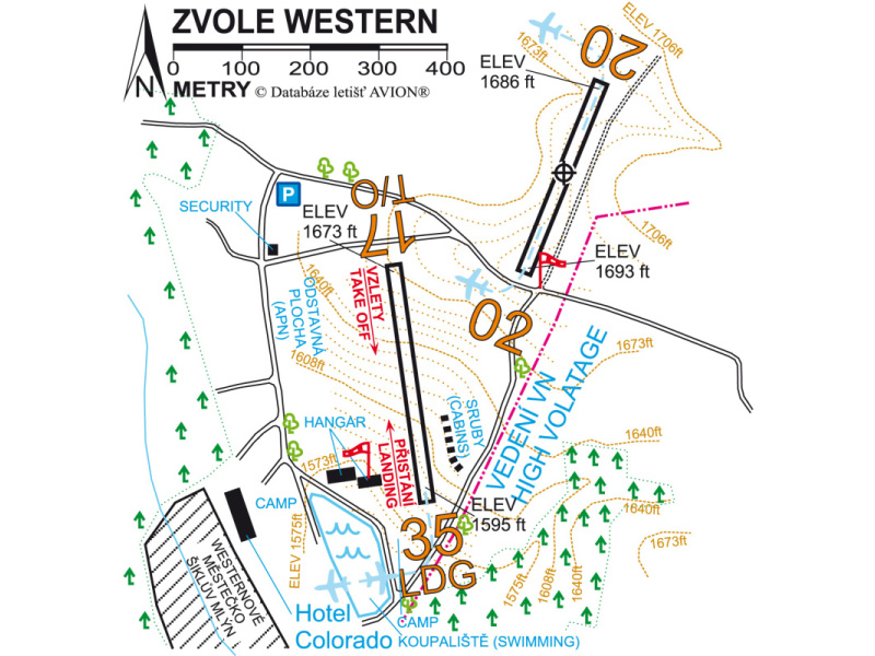 Letiště Zvole Western